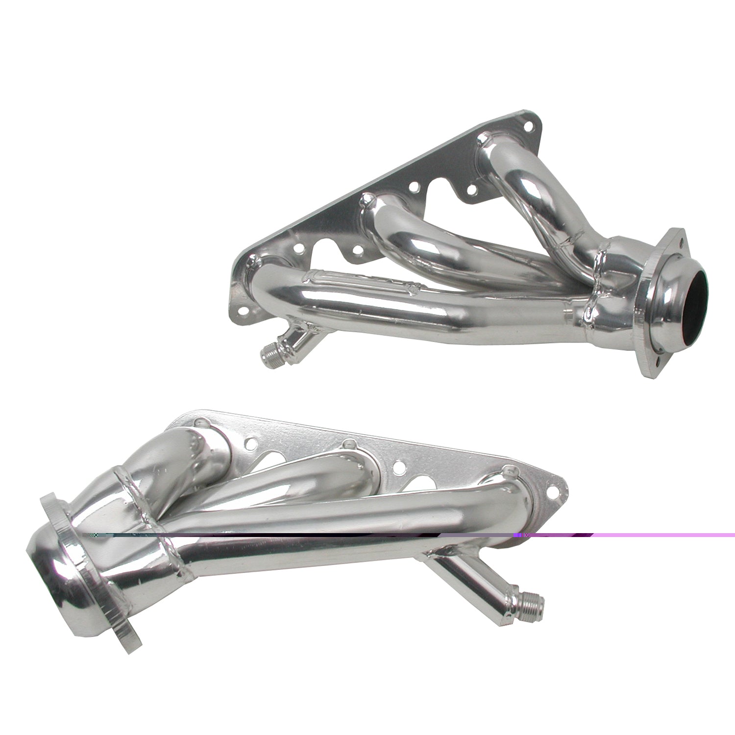BBK Performance Parts 40080 1999-2004 MUSTANG 3.8L 3.9L V6 1-5/8 SHORTY HEADERS (POLISHED SILVER CERAMIC). BBK Performance Parts 40080