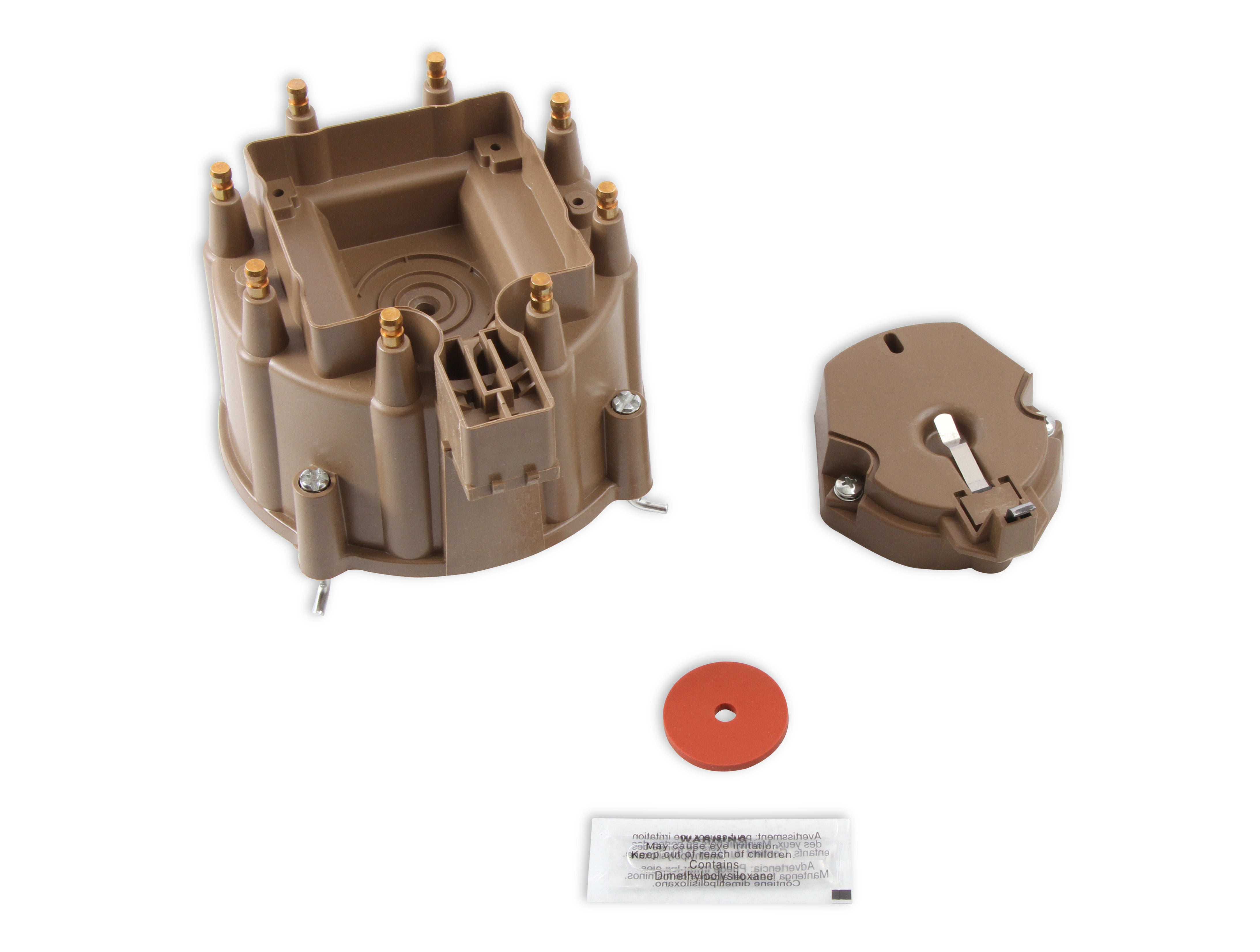 ACCEL 8122 Distributor Cap And Rotor Kit; HEI Style; Tan; ACCEL 8122