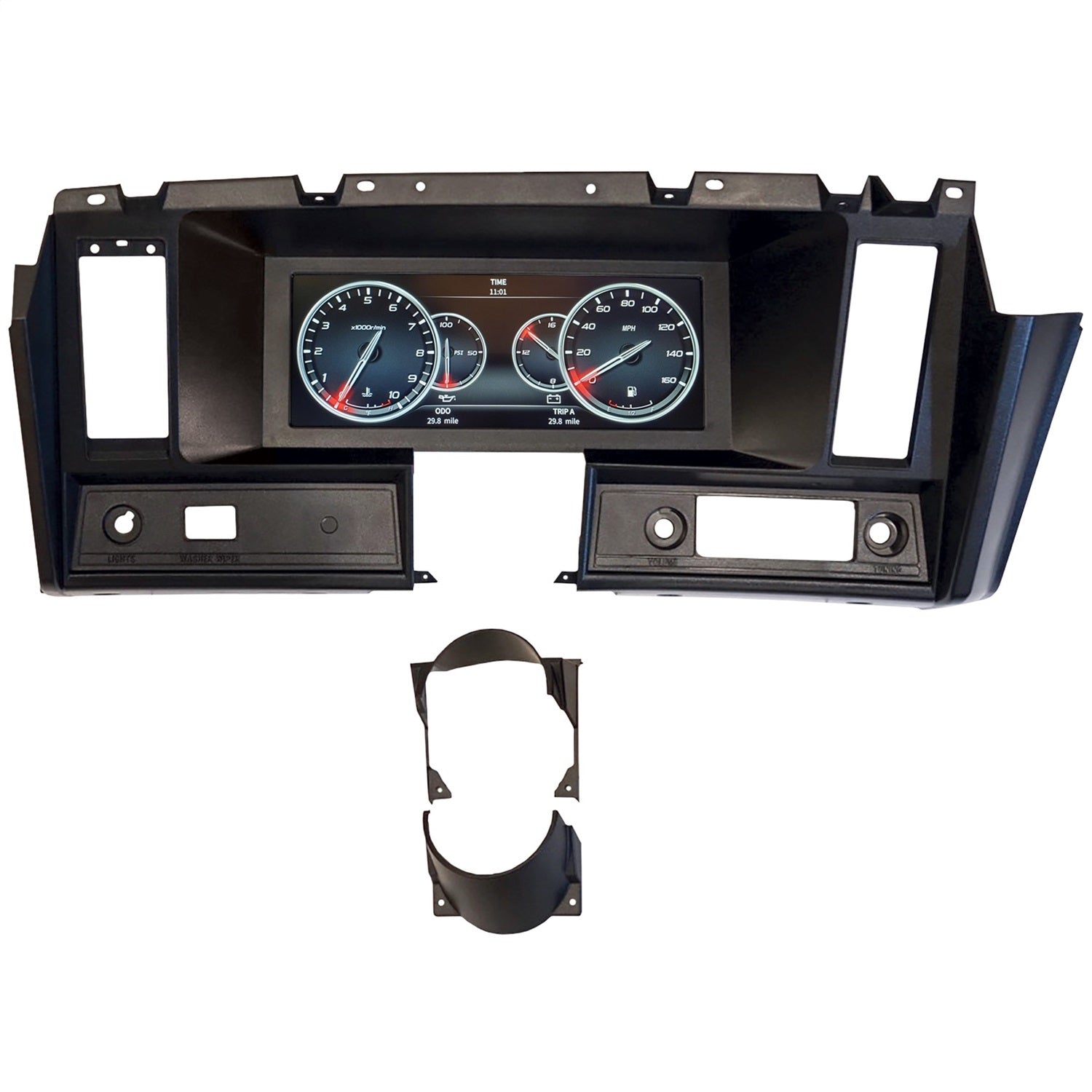 AutoMeter 7008 INVISION LCD DASH KIT; 69 CAMARO; DIRECT FIT DIGITAL DASH AutoMeter 7008