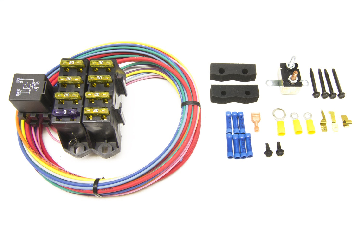 Painless Wiring 70107 7-Circuit Auxiliary Fuse Block Painless Wiring 70107