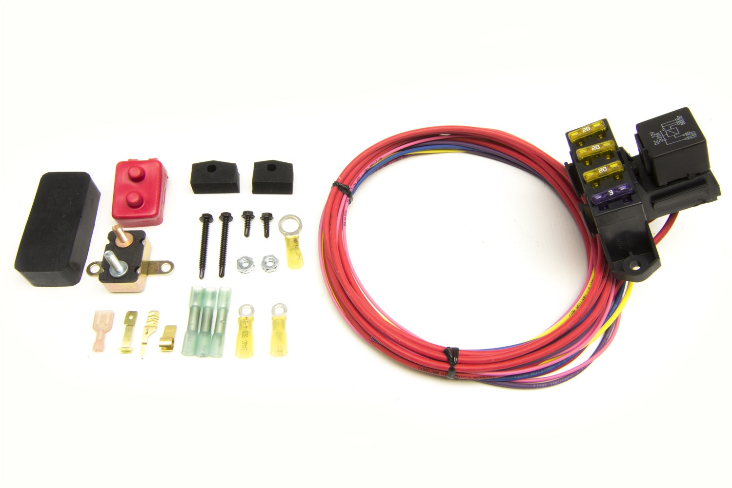 Painless Wiring 70203 3-Circuit Weather Resistant Fuse Block Painless Wiring 70203