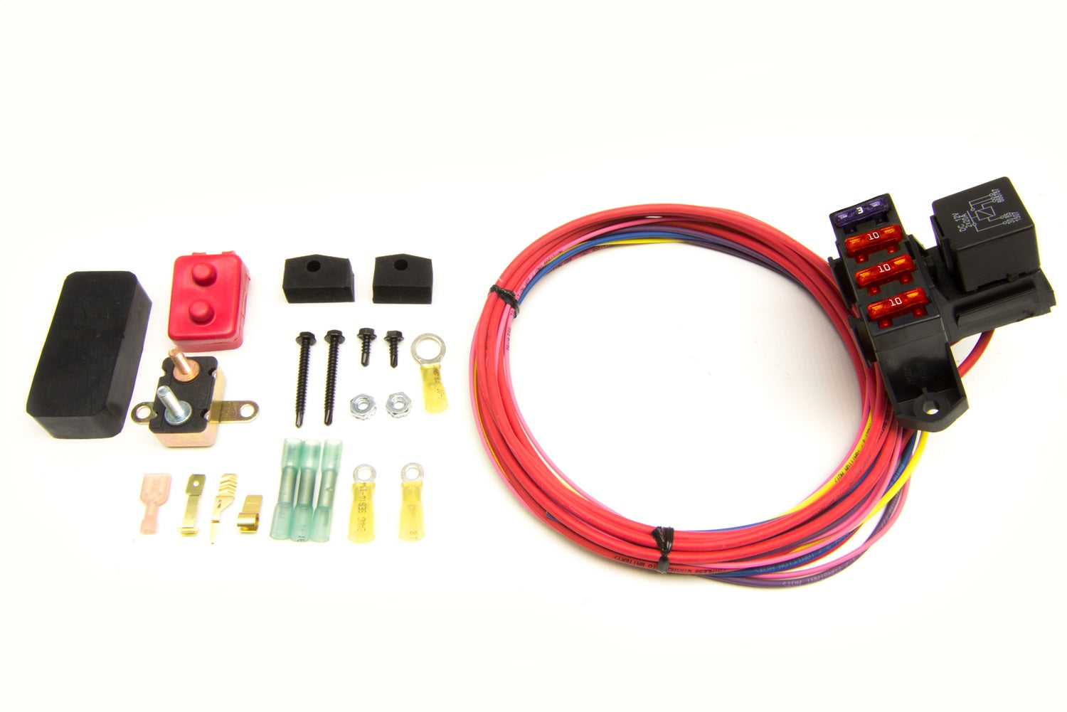 Painless Wiring 70213 3-Circuit Weather Resistant Fuse Block Painless Wiring 70213