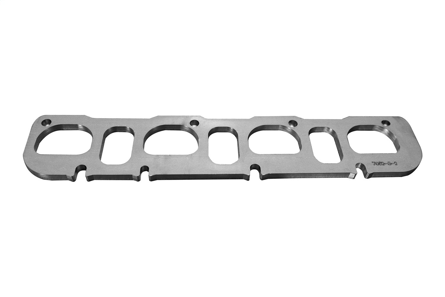 Kooks Custom Headers 7062S-2 HEMI Right Side Header Flange. 3/8in. Thick Stainless. D Shaped Port for 2in. Kooks Custom Headers 7062S-2