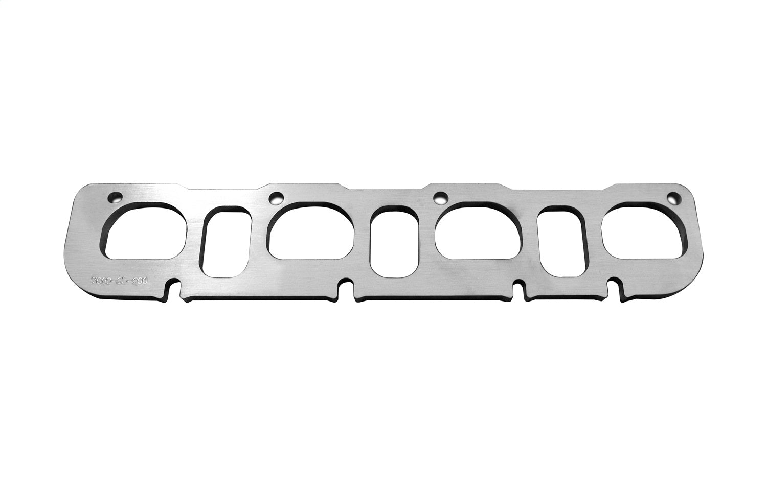 Kooks Custom Headers 7062-SL-200 HEMI Left Side Header Flange. 3/8in. Thick Stainless. D Shaped Port for 2in. Kooks Custom Headers 7062-SL-200