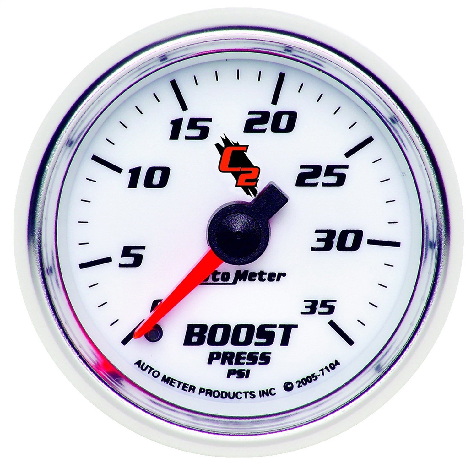 AutoMeter 7104 GAUGE; BOOST; 2 1/16in.; 35PSI; MECHANICAL; C2 AutoMeter 7104