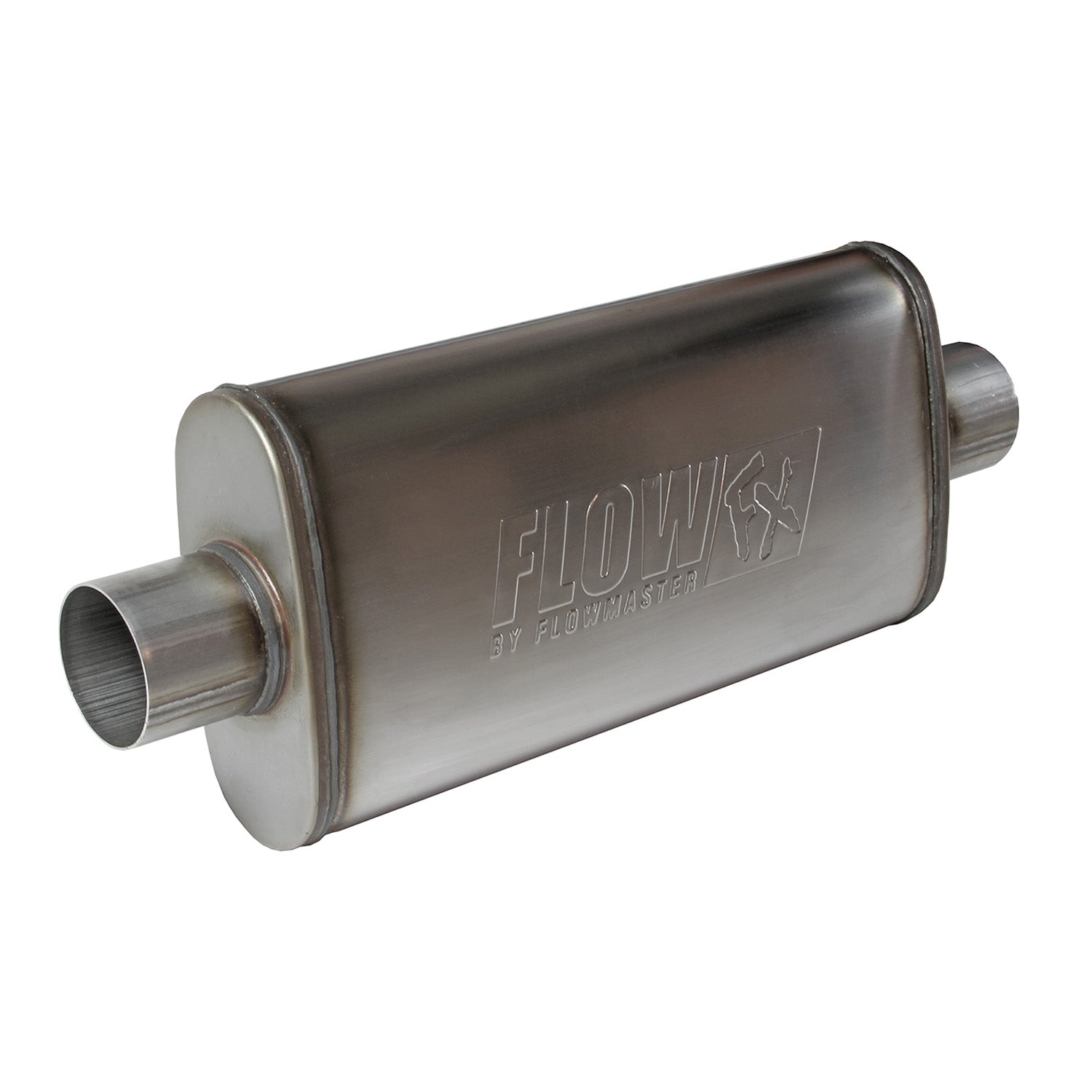 Flowmaster 71249 FlowFX Muffler; Universal; 3 in. Inlet/Outlet; Center; 409 Stainless Steel; Flowmaster 71249