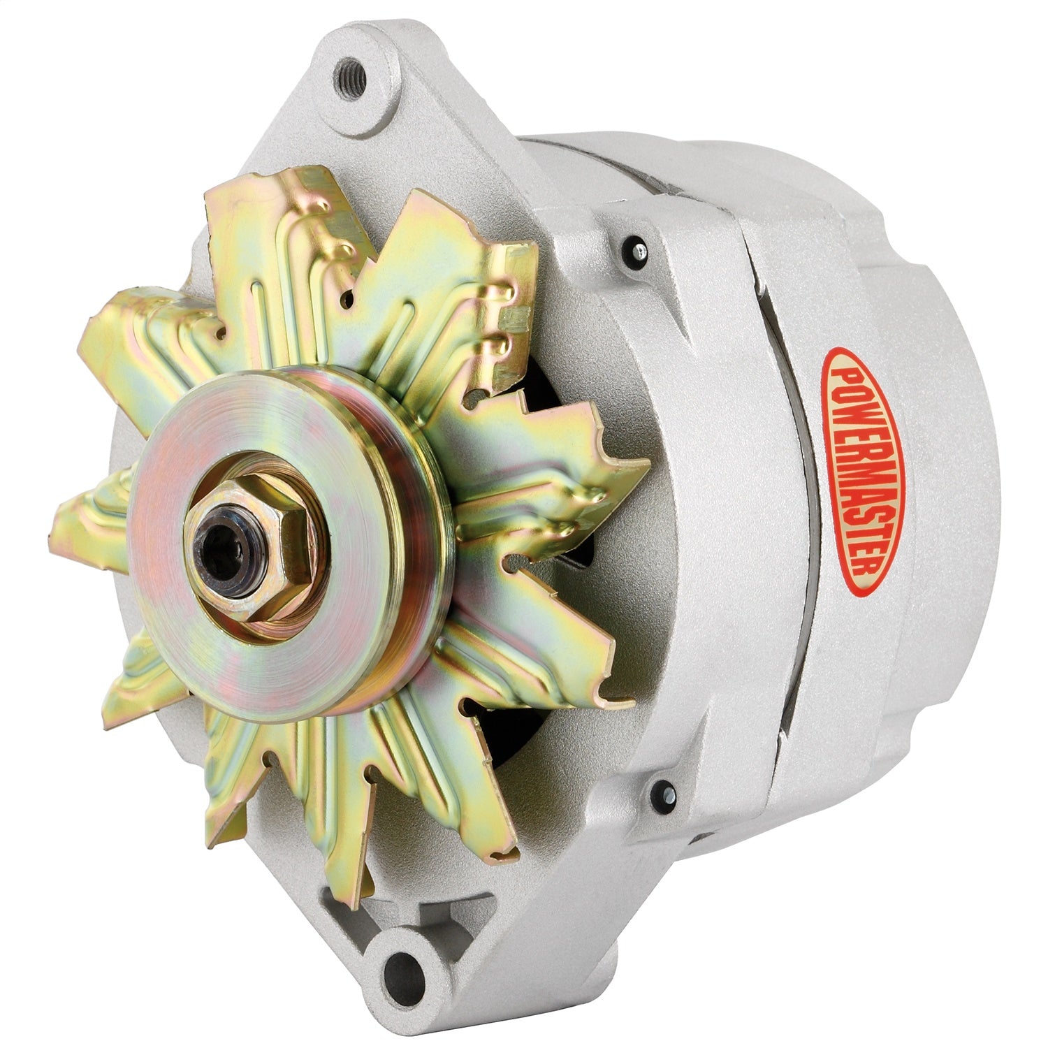 Powermaster Performance 7127 Alternator; 10si Internally Regulated; 85 Amp; 55 Idle; 1V; Natural; Powermaster Performance 7127