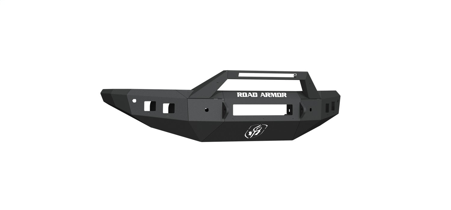 Road Armor 7161F3B-NW Stealth Non-Winch Front Bumper; Texture Black; Sheet Metal Pre-Runner Guard; Road Armor 7161F3B-NW