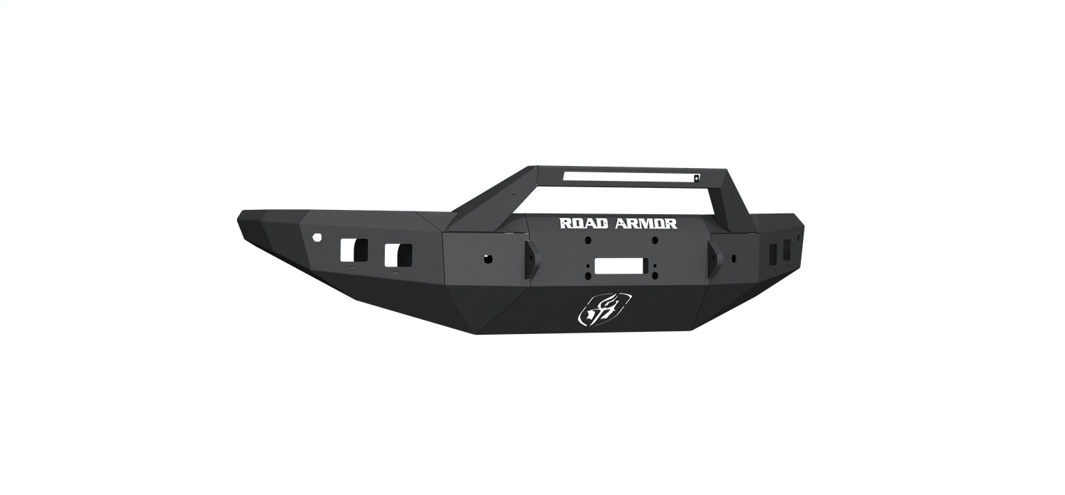 Road Armor 7161F3B Stealth Winch Front Bumper; Texture Black; Sheet Metal Pre-Runner Guard; Road Armor 7161F3B