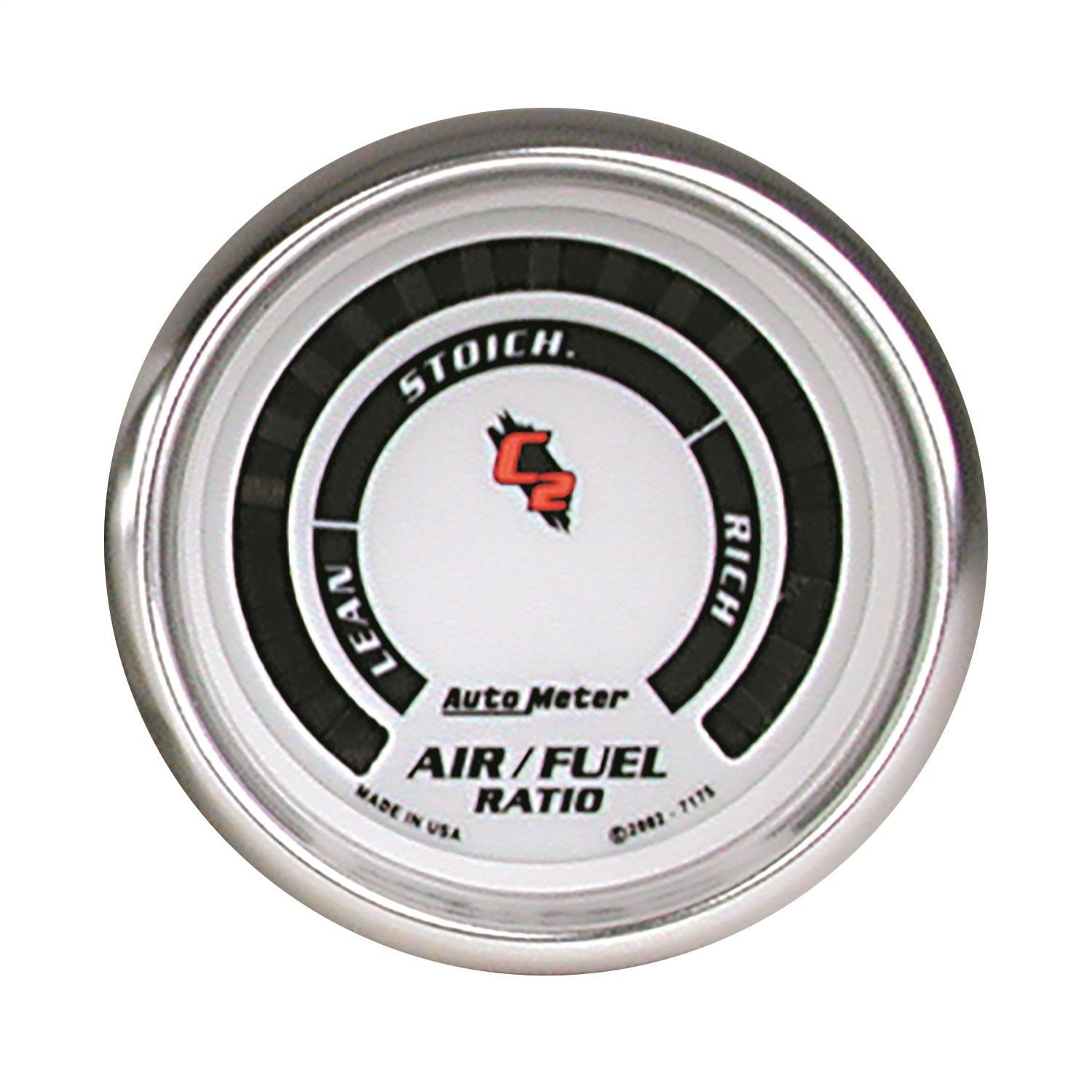 AutoMeter 7175 GAUGE; AIR/FUEL RATIO-NARROWBAND; 2 1/16in.; LEAN-RICH; LED ARRAY; C2 AutoMeter 7175