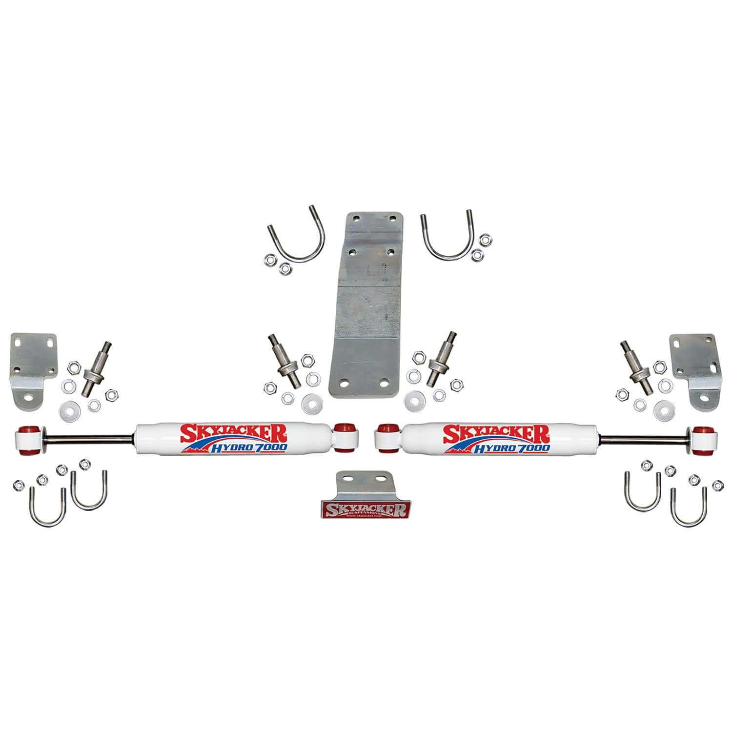 Skyjacker 7204 2007-2017 Jeep Wrangler JK/JKU Hydro 7000 Dual Steering Stabilizer Kit Skyjacker 7204