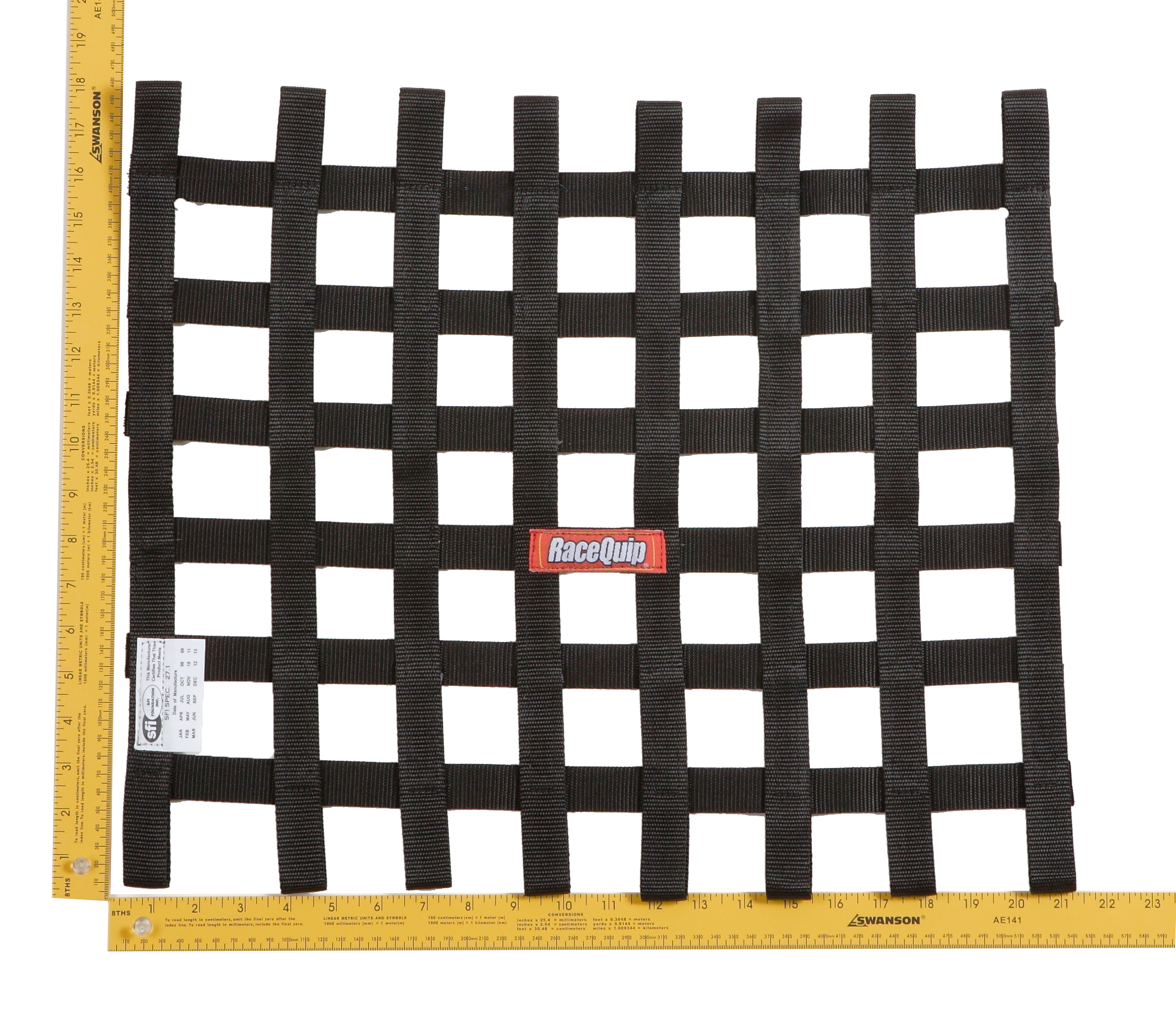 Racequip 726004RQP RaceQuip Ribbon Style Race Car Window Net Racequip 726004RQP