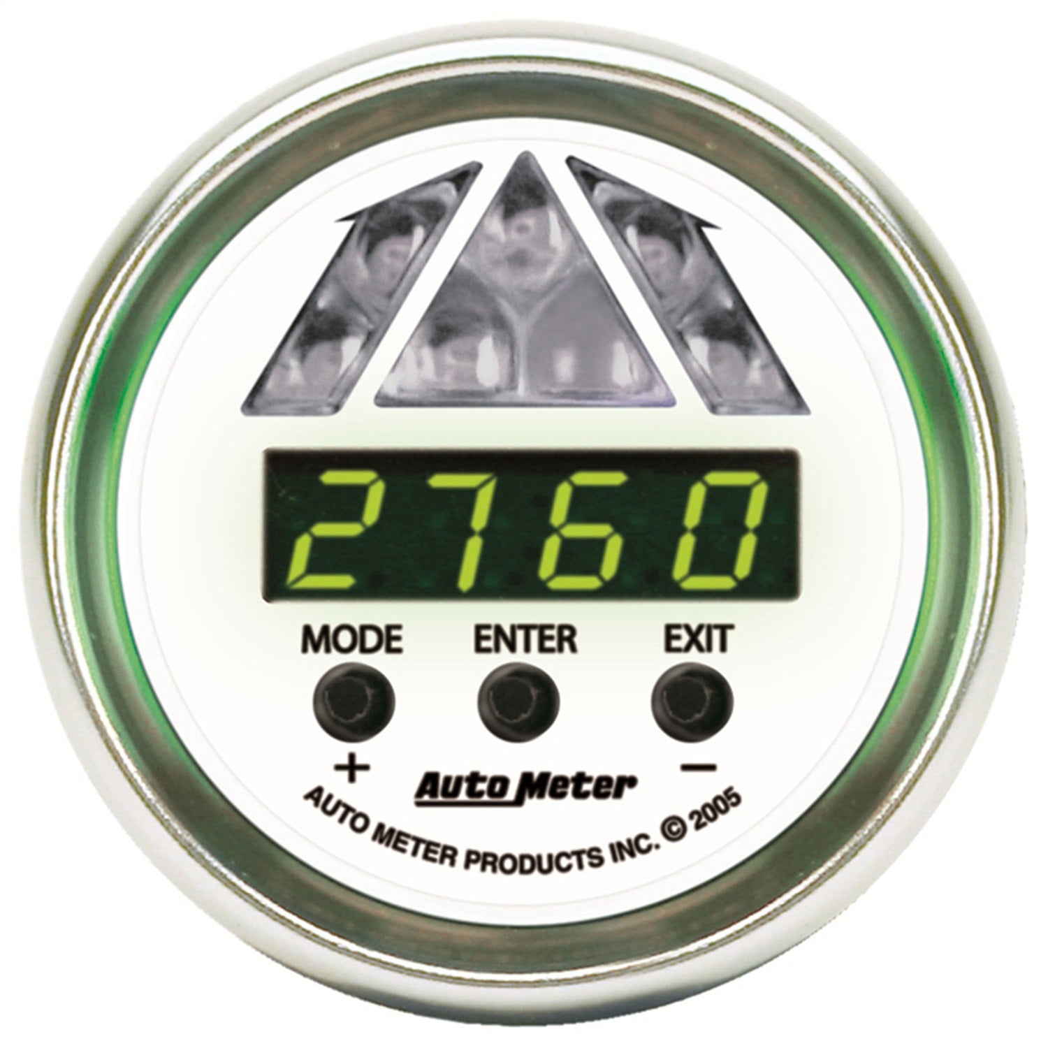AutoMeter 7387 GAUGE; SHIFT LIGHT; DIGITAL RPM W/GREEN LED LIGHT; DPSS LEVEL 1; NV AutoMeter 7387