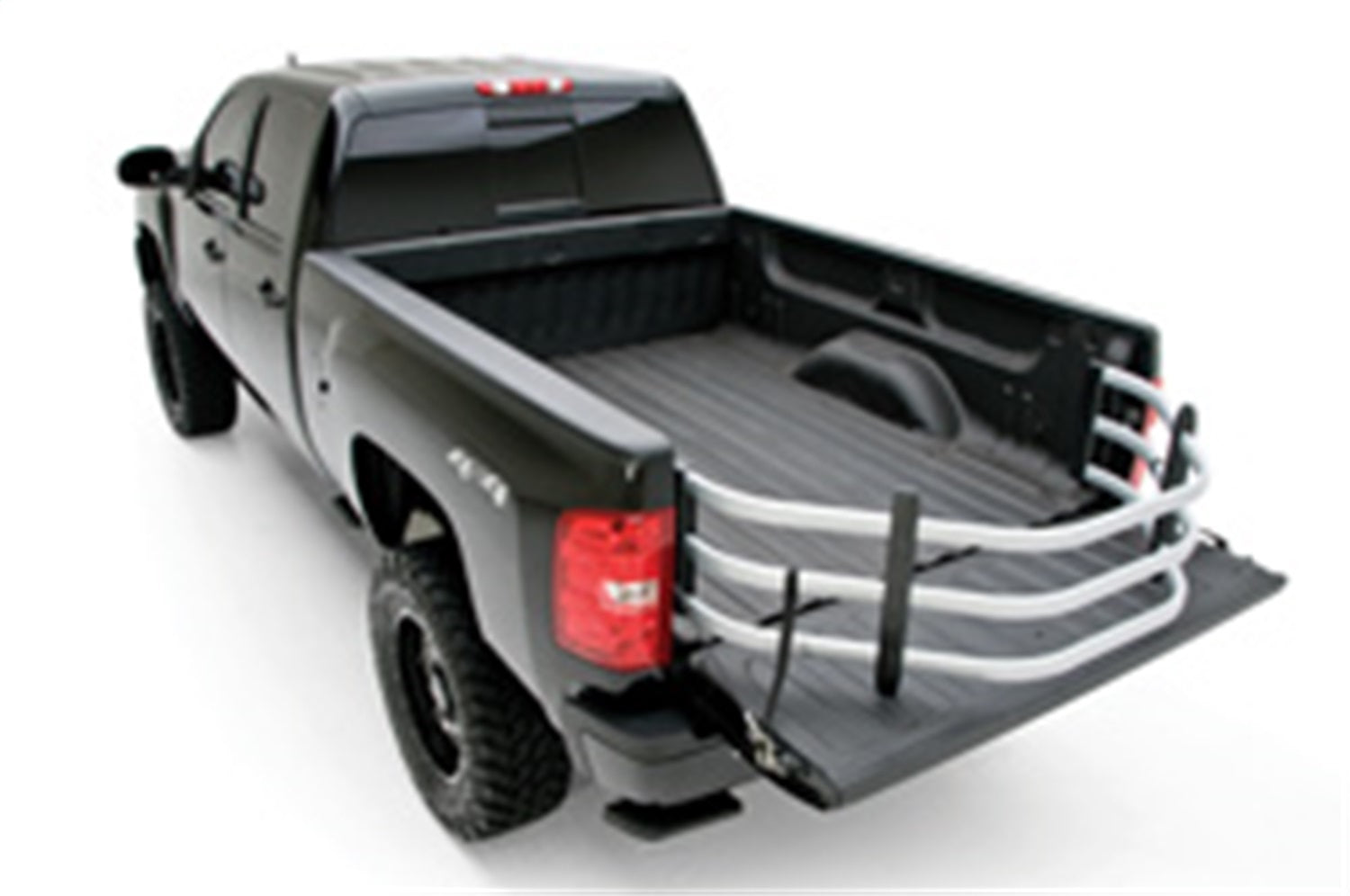 AMP Research 74804-00A BedXtender HD™ Sport; Silver; Full Size; Standard Bed Trucks; AMP Research 74804-00A