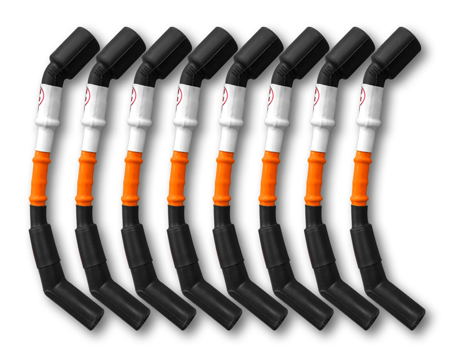 Kooks Custom Headers 750203 11mm Spark Plug Wires (8 pc. Set). Orange with Black Boots. LSX Car Kooks Custom Headers 750203