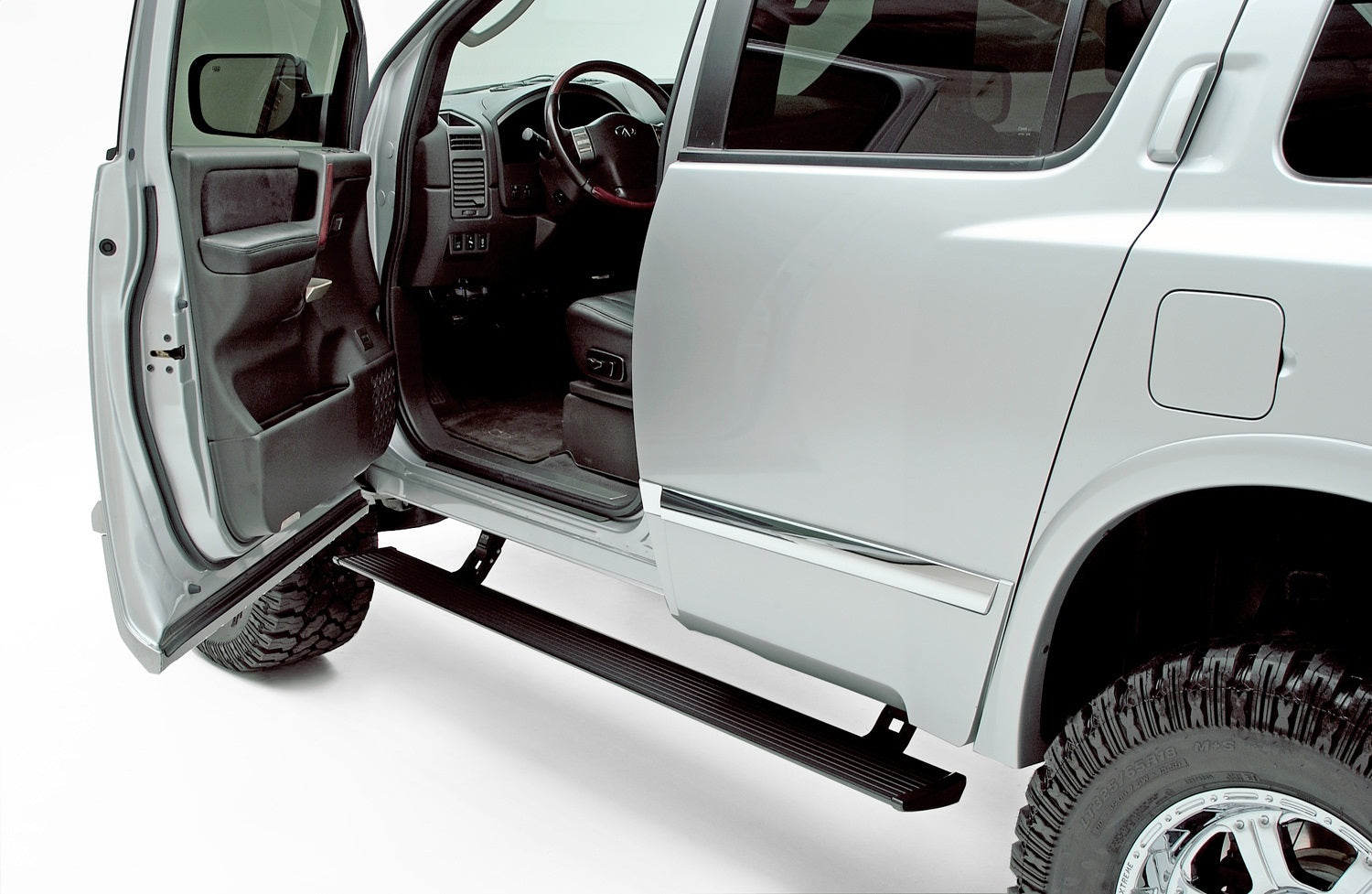 AMP Research 75110-01A PowerStep™; Incl. OEM Style Illumination; Black; AMP Research 75110-01A