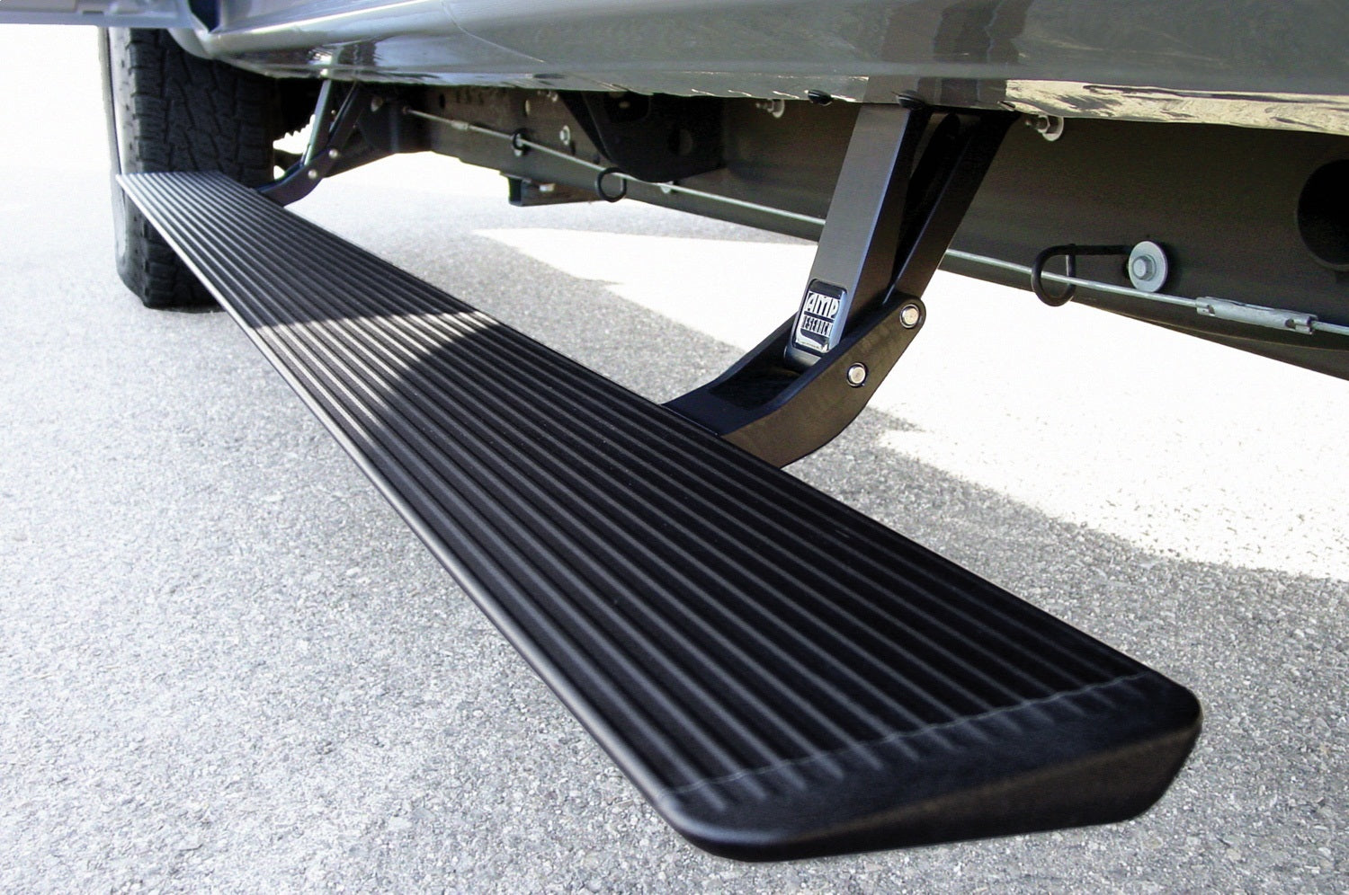 AMP Research 75113-01A PowerStep™; Incl. Light Kit; Black; AMP Research 75113-01A