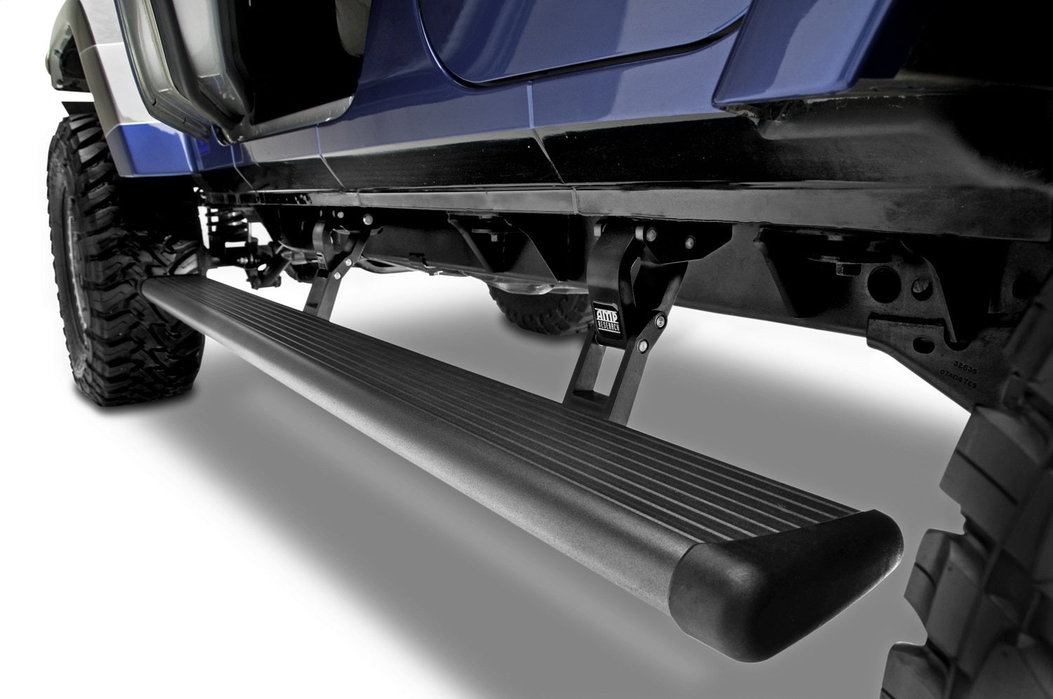 AMP Research 75132-01A PowerStep™; Incl. OEM Style Illumination; Black; AMP Research 75132-01A