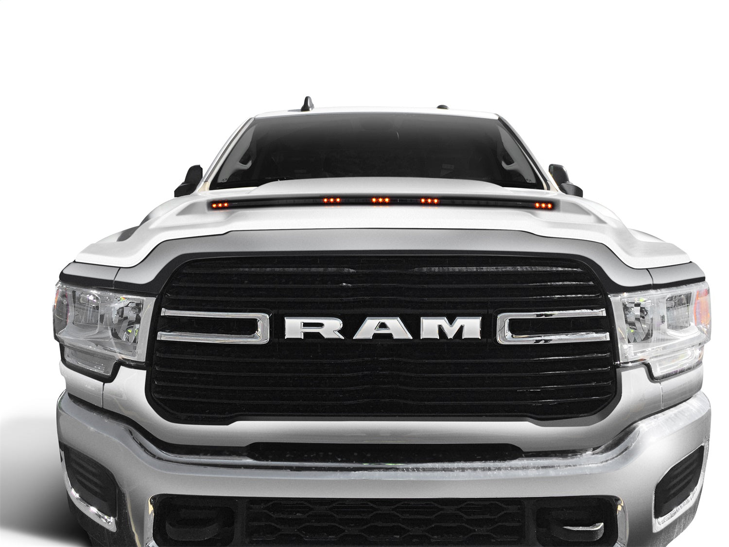 Auto Ventshade (AVS) 753051-PW7 Aeroskin LightShield™ Hood Protector; Bright White CC; Low Profile; Auto Ventshade (AVS) 753051-PW7