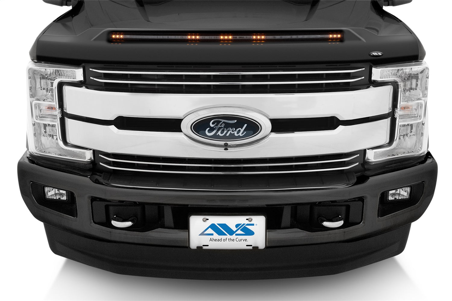Auto Ventshade (AVS) 753135-G1 Aeroskin LightShield™ Hood Protector; Shadow Black; Low Profile; Auto Ventshade (AVS) 753135-G1