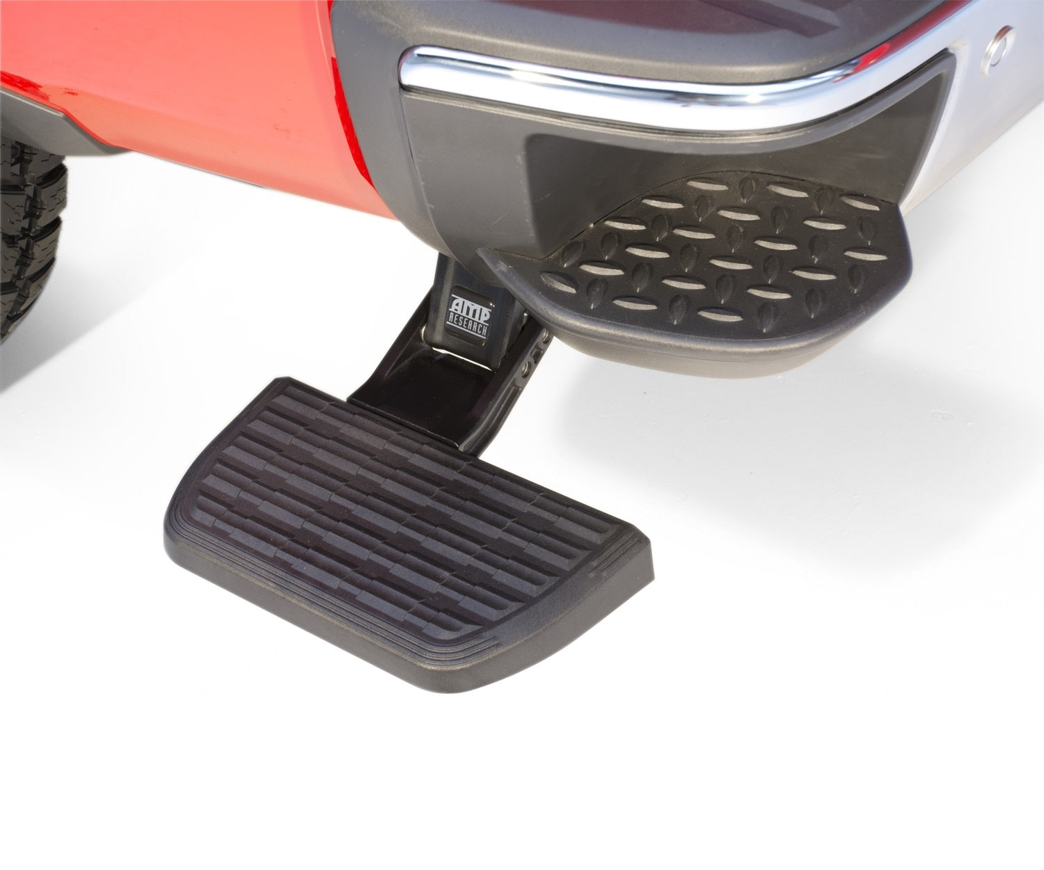 AMP Research 75314-01A BedStep®; Rear Bumper Access; Black; AMP Research 75314-01A