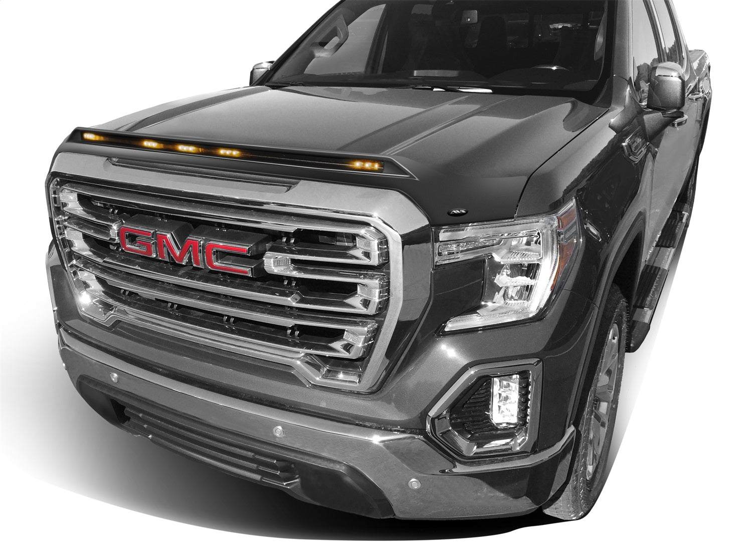 Auto Ventshade (AVS) 753167-GAN Aeroskin LightShield™ Hood Protector; Quick Silver Metallic; Low Profile; Auto Ventshade (AVS) 753167-GAN