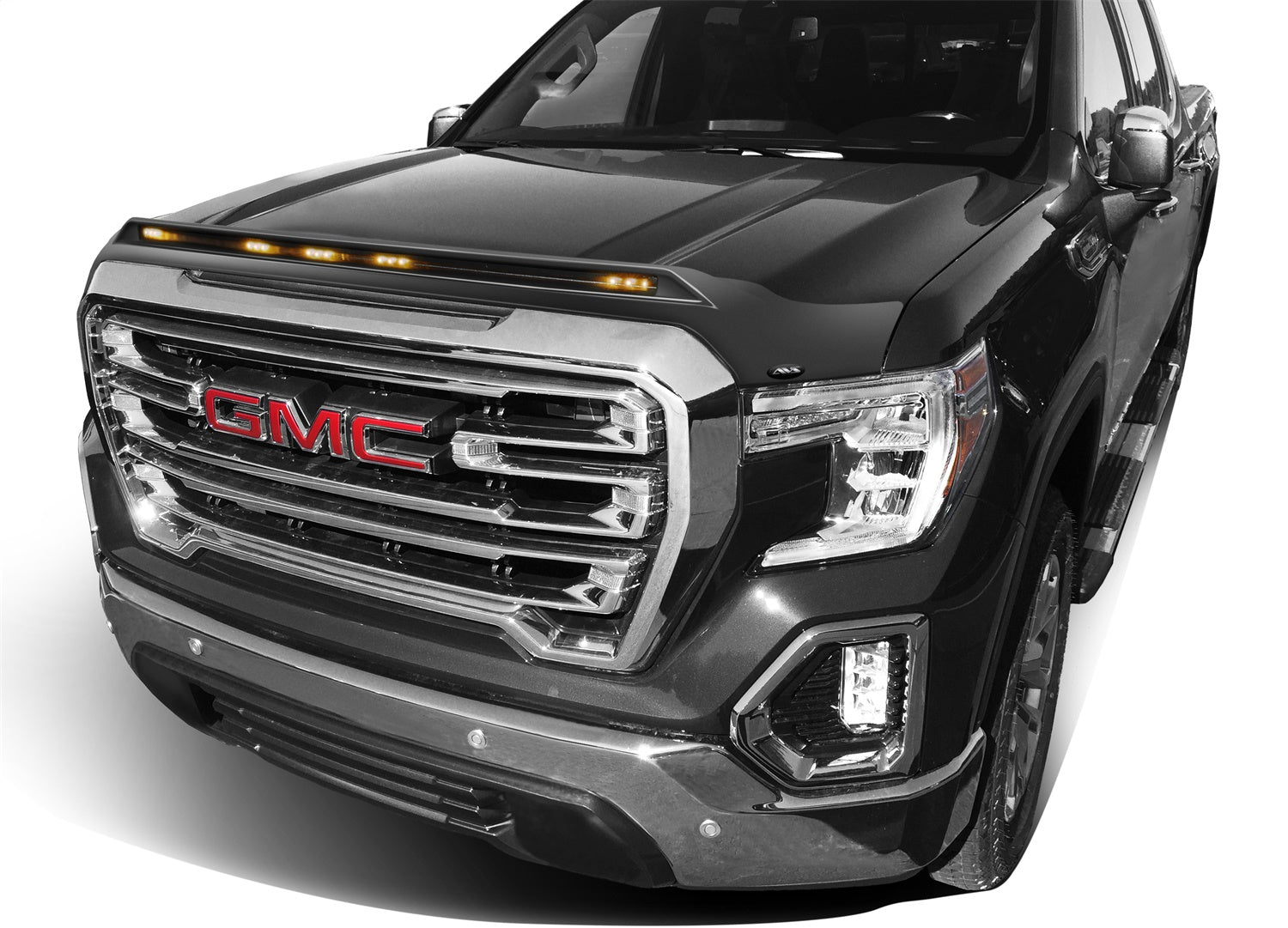 Auto Ventshade (AVS) 753167-GBA Aeroskin LightShield™ Hood Protector; Onyx Black; Low Profile; Auto Ventshade (AVS) 753167-GBA
