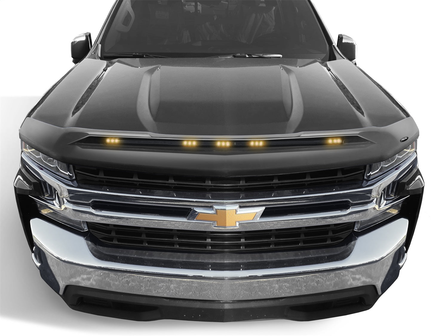 Auto Ventshade (AVS) 753168-GAN Aeroskin LightShield™ Hood Protector; Silver Metallic; Low Profile; Auto Ventshade (AVS) 753168-GAN