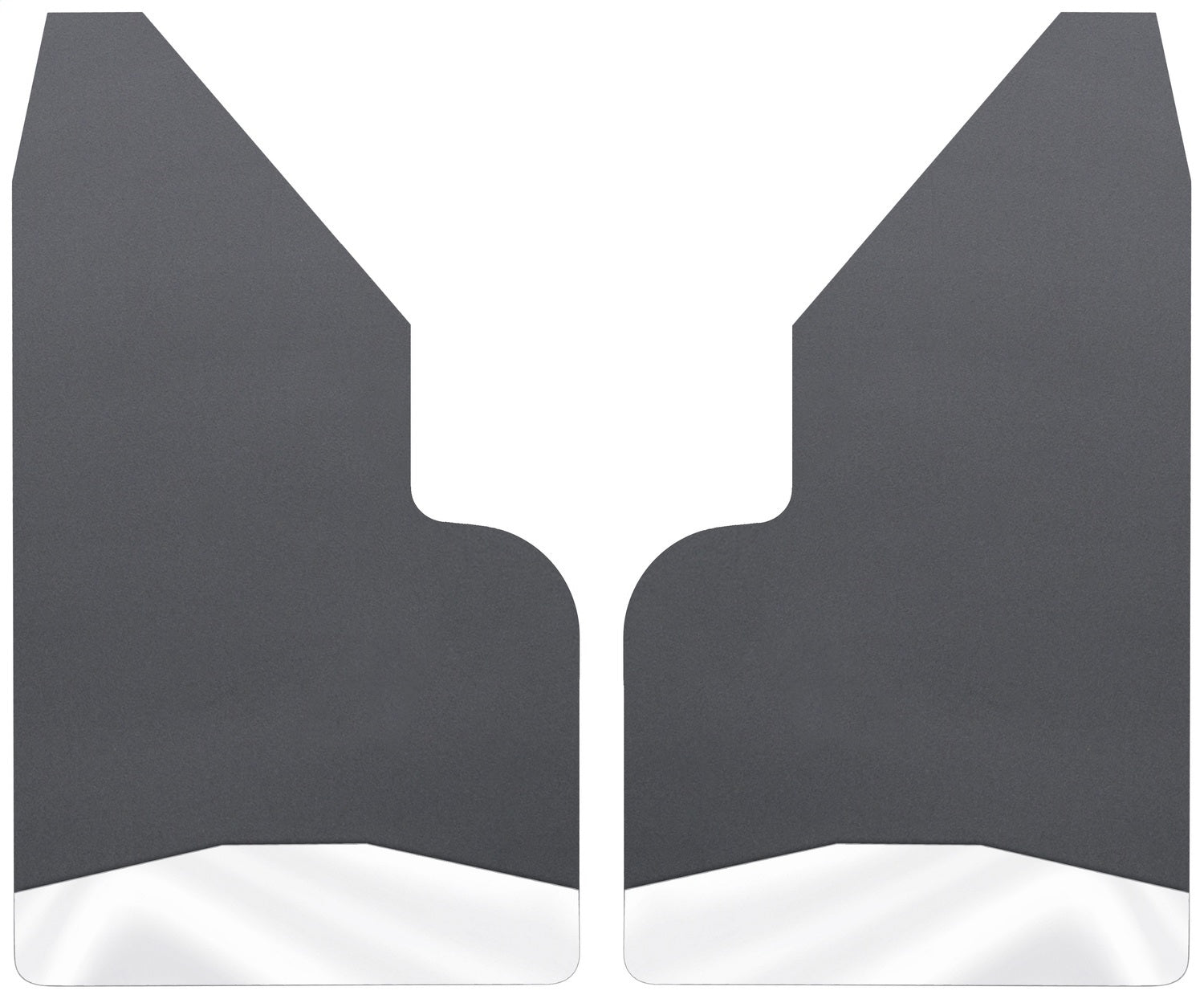 Husky Liners 17151 Universal Mud Flaps 14in. Wide-Stainless Steel Weight Husky Liners 17151
