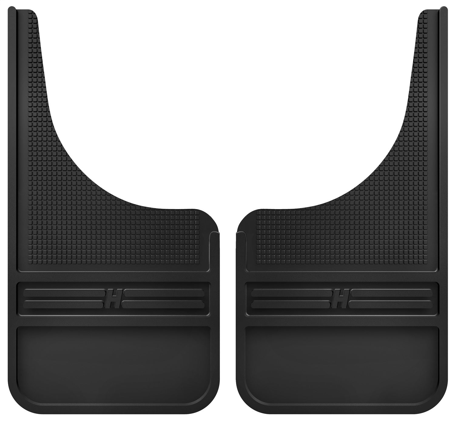 Husky Liners 55000 MudDog Mud Flaps-Rubber Front Mud Flaps-12IN w/o Weight Husky Liners 55000
