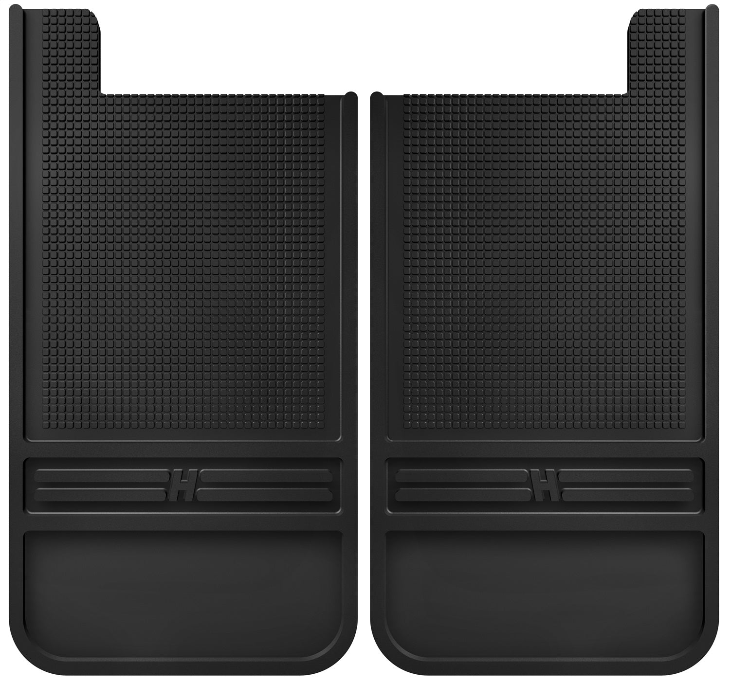 Husky Liners 55100 MudDog Mud Flaps-Rubber Rear Mud Flaps-12IN w/o Weight Husky Liners 55100