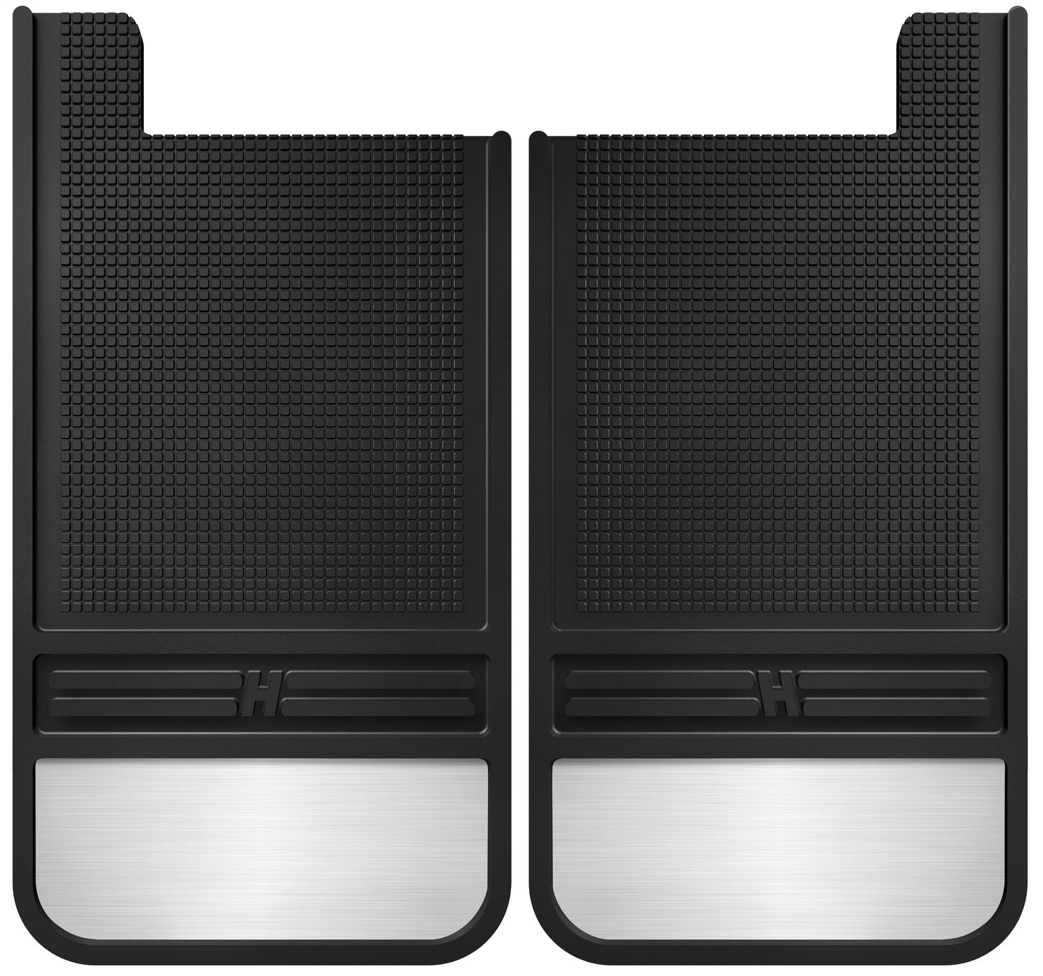 Husky Liners 55101 MudDog Mud Flaps-Rubber Rear Mud Flaps-12IN w/Weight Husky Liners 55101