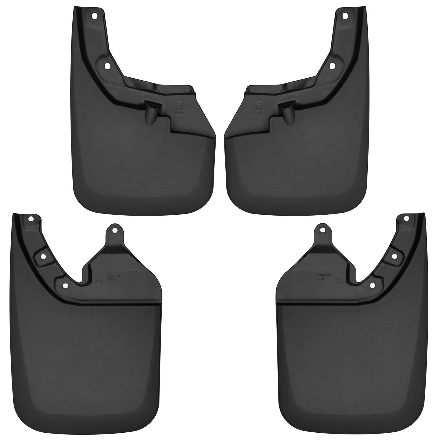Husky Liners 56946 Custom Mud Guards-Front and Rear Mud Guard Set Husky Liners 56946