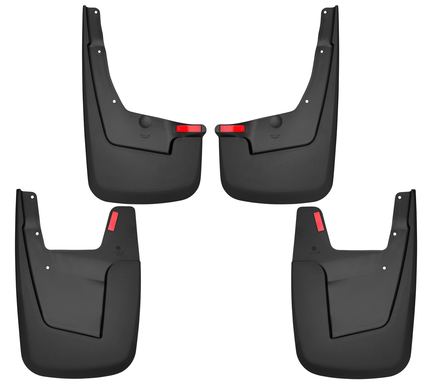 Husky Liners 58146 Custom Mud Guards-Front and Rear Mud Guard Set Husky Liners 58146