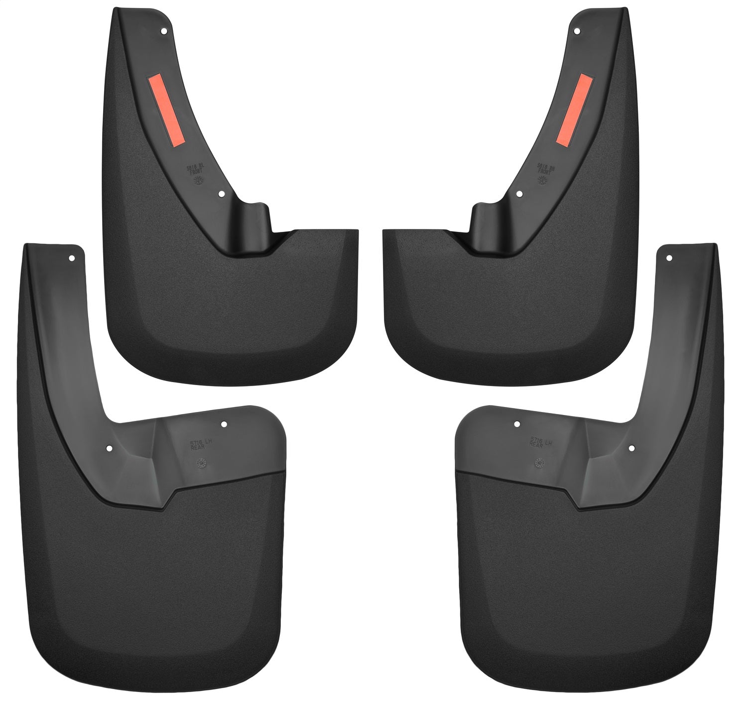 Husky Liners 58186 Custom Mud Guards-Front and Rear Mud Guard Set Husky Liners 58186