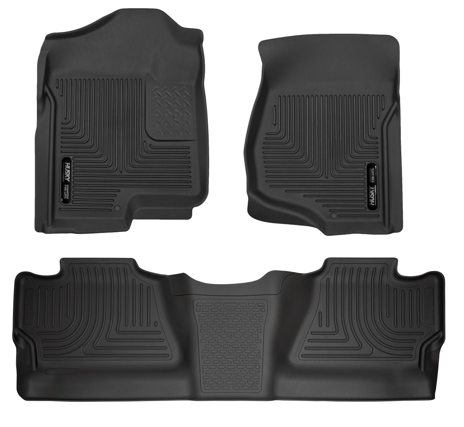 Husky Liners 98201 Weatherbeater-Front/2nd Seat Floor Liners (Footwell Coverage) Husky Liners 98201