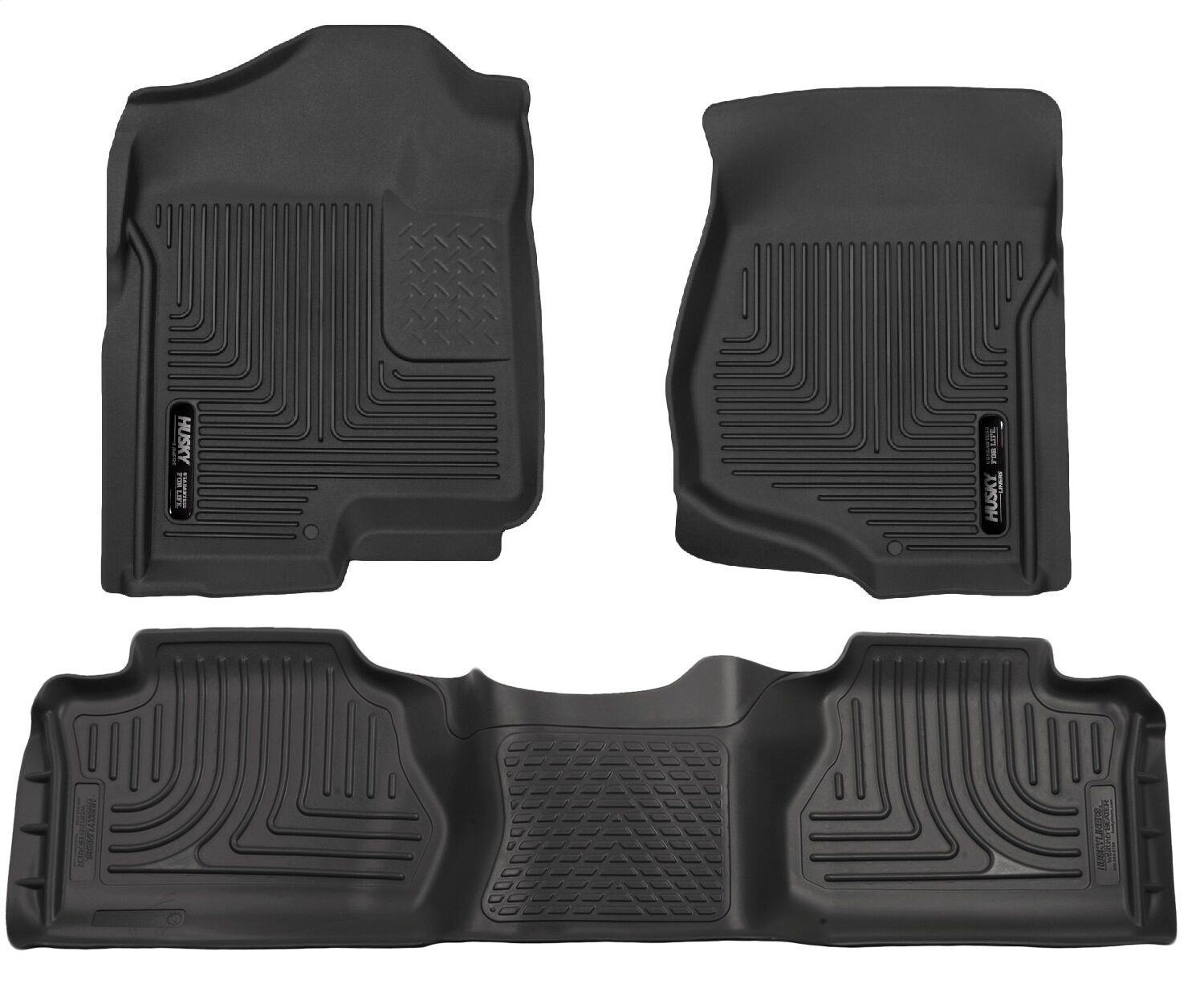 Husky Liners 98211 Weatherbeater-Front/2nd Seat Floor Liners (Footwell Coverage) Husky Liners 98211