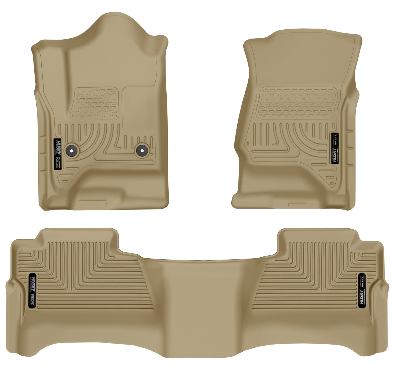 Husky Liners 98233 Weatherbeater-Front/2nd Seat Floor Liners (Footwell Coverage) Husky Liners 98233