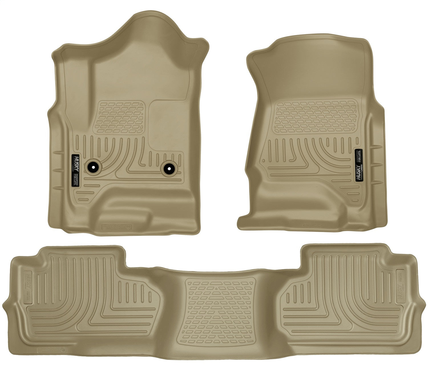 Husky Liners 98243 Weatherbeater-Front/2nd Seat Floor Liners (Footwell Coverage) Husky Liners 98243