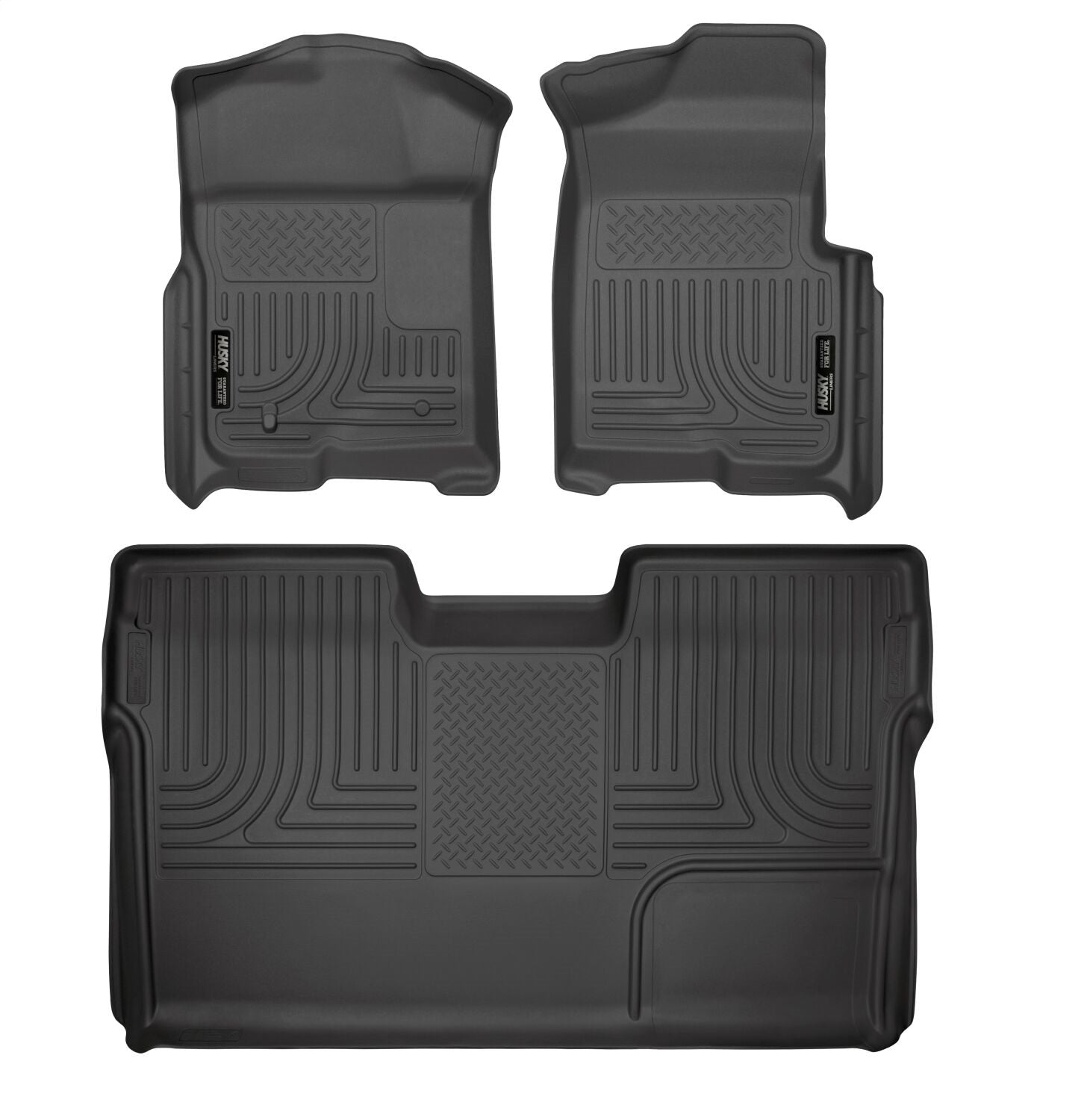 Husky Liners 98331 Weatherbeater-Front/2nd Seat Floor Liners (Footwell Coverage) Husky Liners 98331