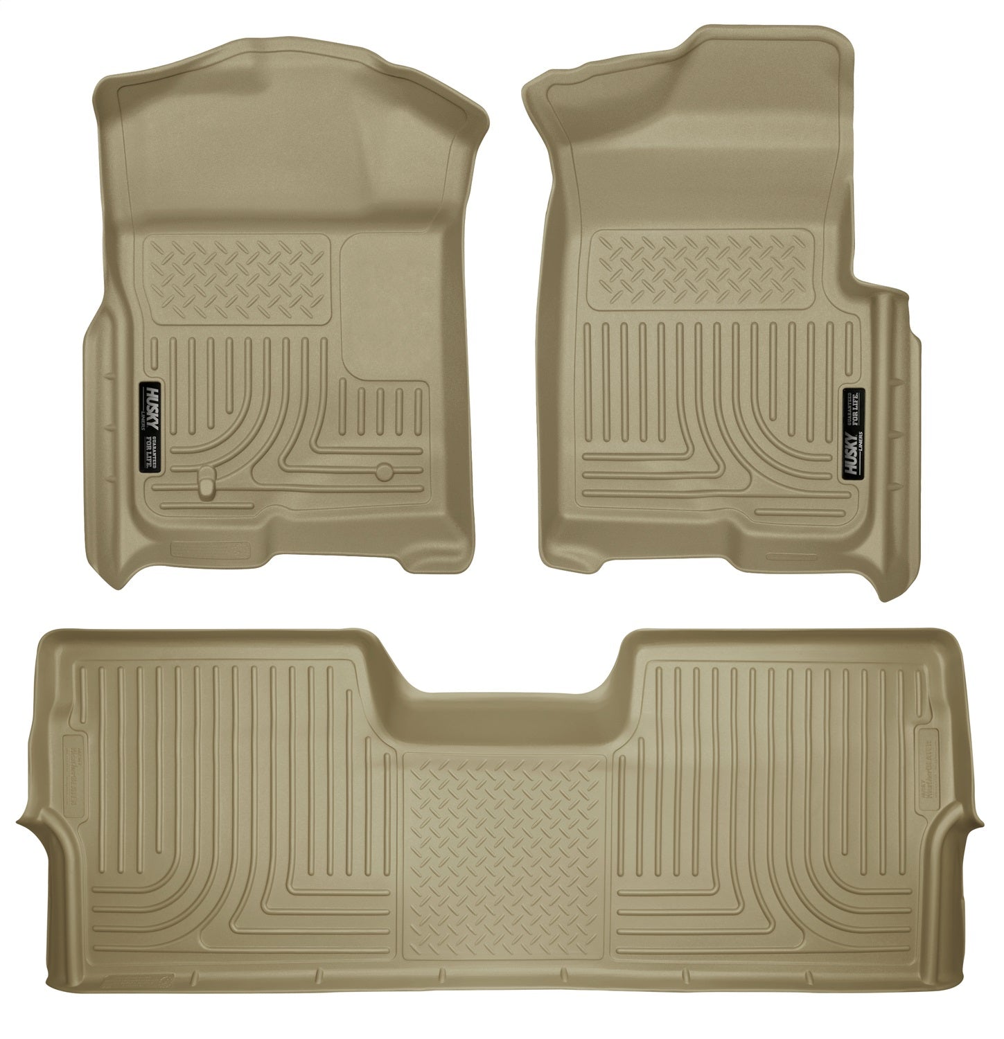 Husky Liners 98333 Weatherbeater-Front/2nd Seat Floor Liners (Footwell Coverage) Husky Liners 98333
