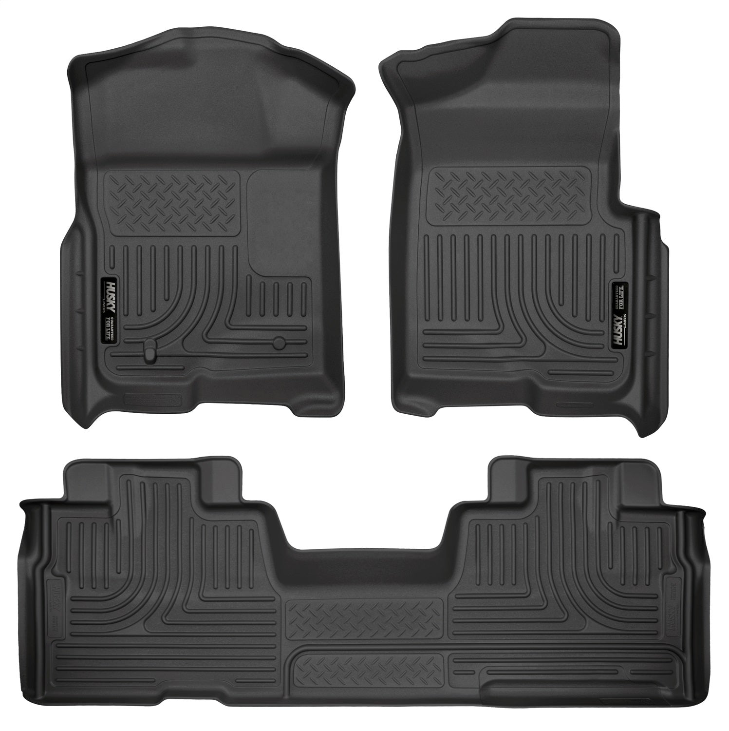 Husky Liners 98341 Weatherbeater-Front/2nd Seat Floor Liners (Footwell Coverage) Husky Liners 98341