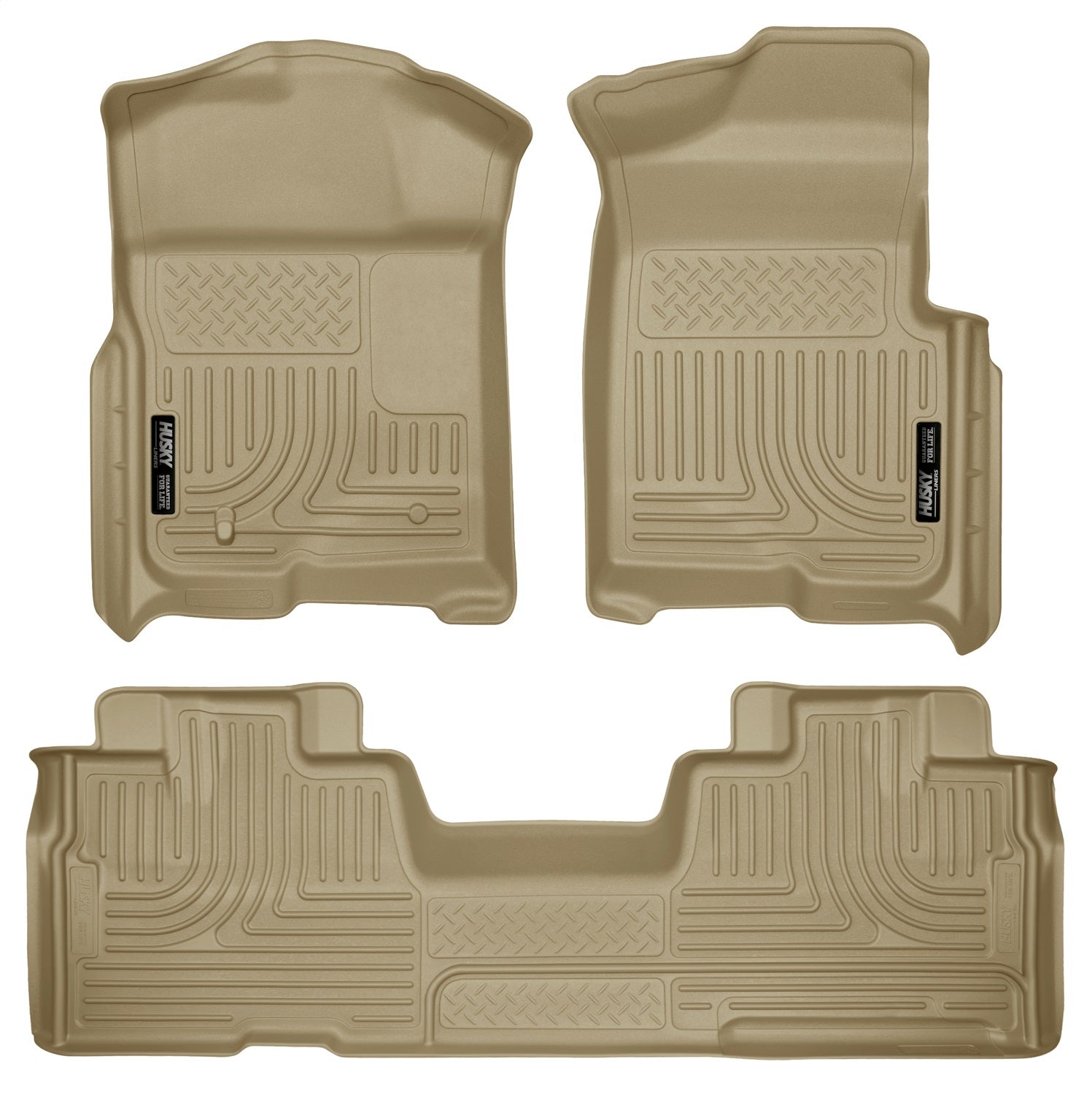 Husky Liners 98343 Weatherbeater-Front/2nd Seat Floor Liners (Footwell Coverage) Husky Liners 98343