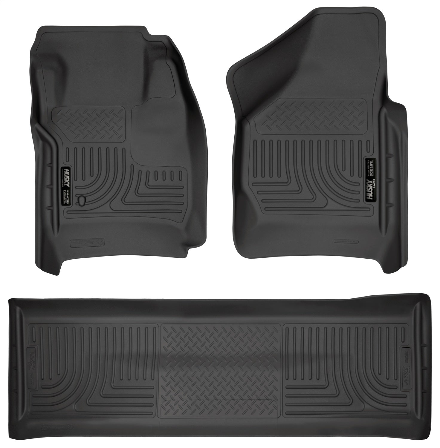 Husky Liners 98381 Weatherbeater-Front/2nd Seat Floor Liners (Footwell Coverage) Husky Liners 98381
