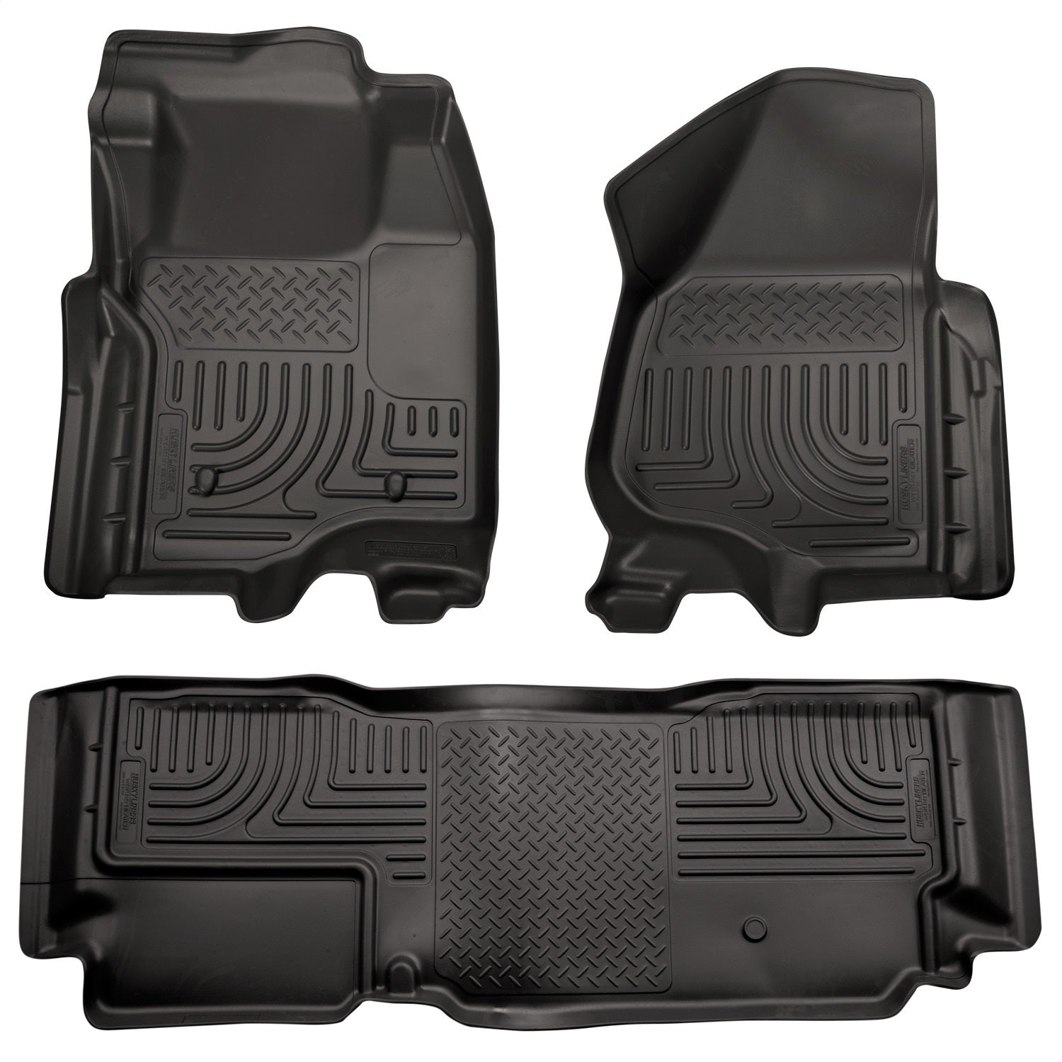 Husky Liners 98721 Weatherbeater-Front/2nd Seat Floor Liners (Footwell Coverage) Husky Liners 98721