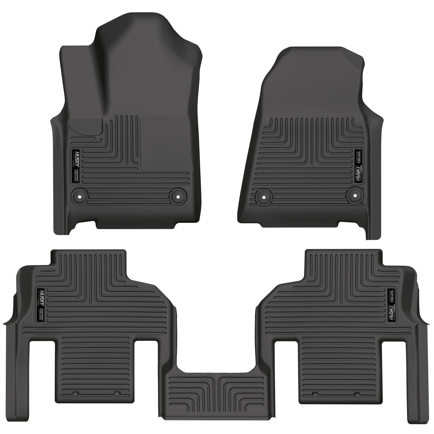 Husky Liners 99061 Weatherbeater-Front/2nd Seat Floor Liners (Footwell Coverage) Husky Liners 99061