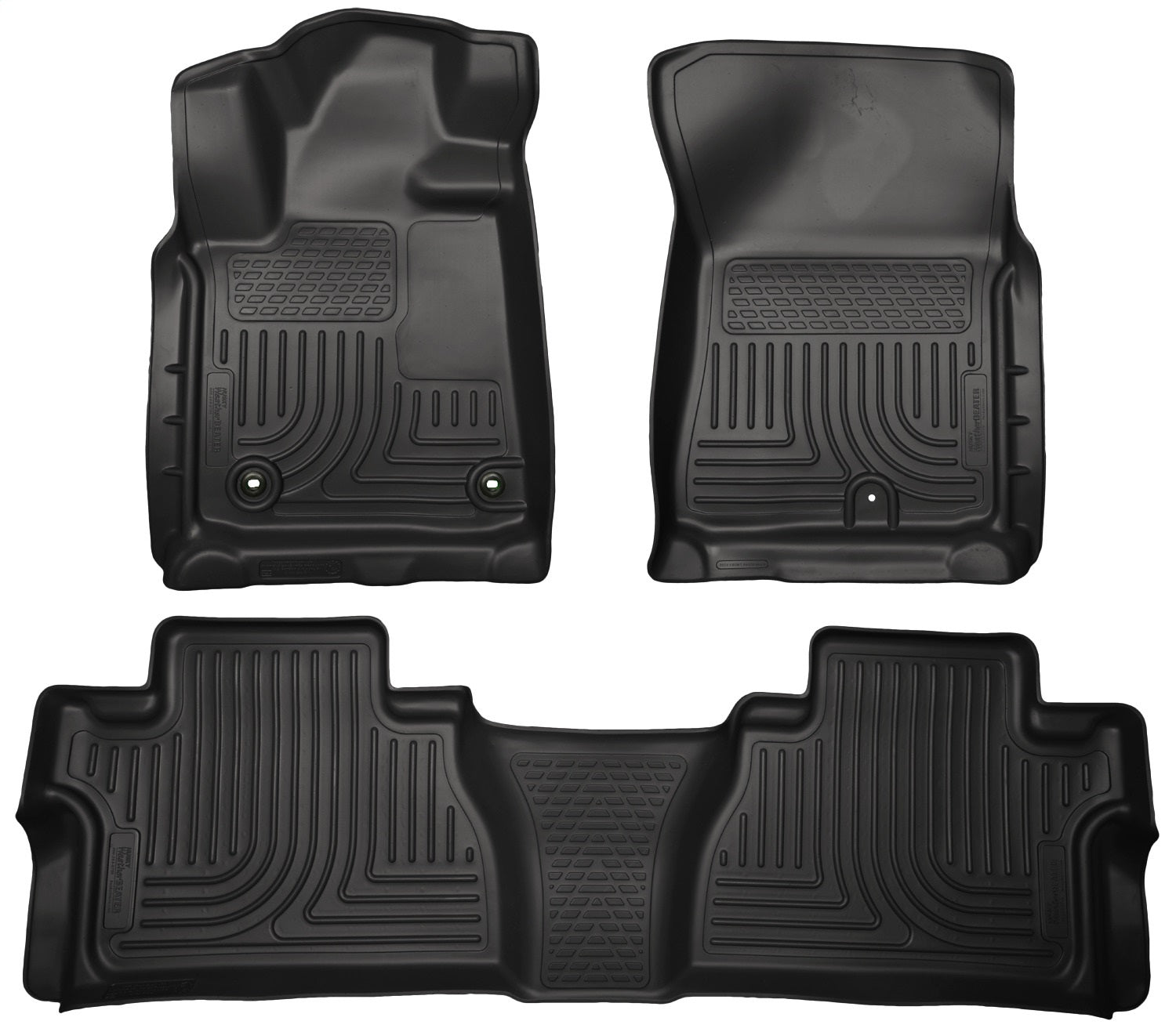 Husky Liners 99581 Weatherbeater-Front/2nd Seat Floor Liners (Footwell Coverage) Husky Liners 99581