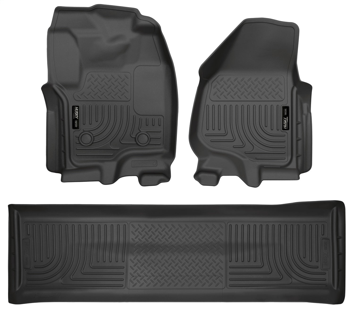 Husky Liners 99711 Weatherbeater-Front/2nd Seat Floor Liners (Footwell Coverage) Husky Liners 99711