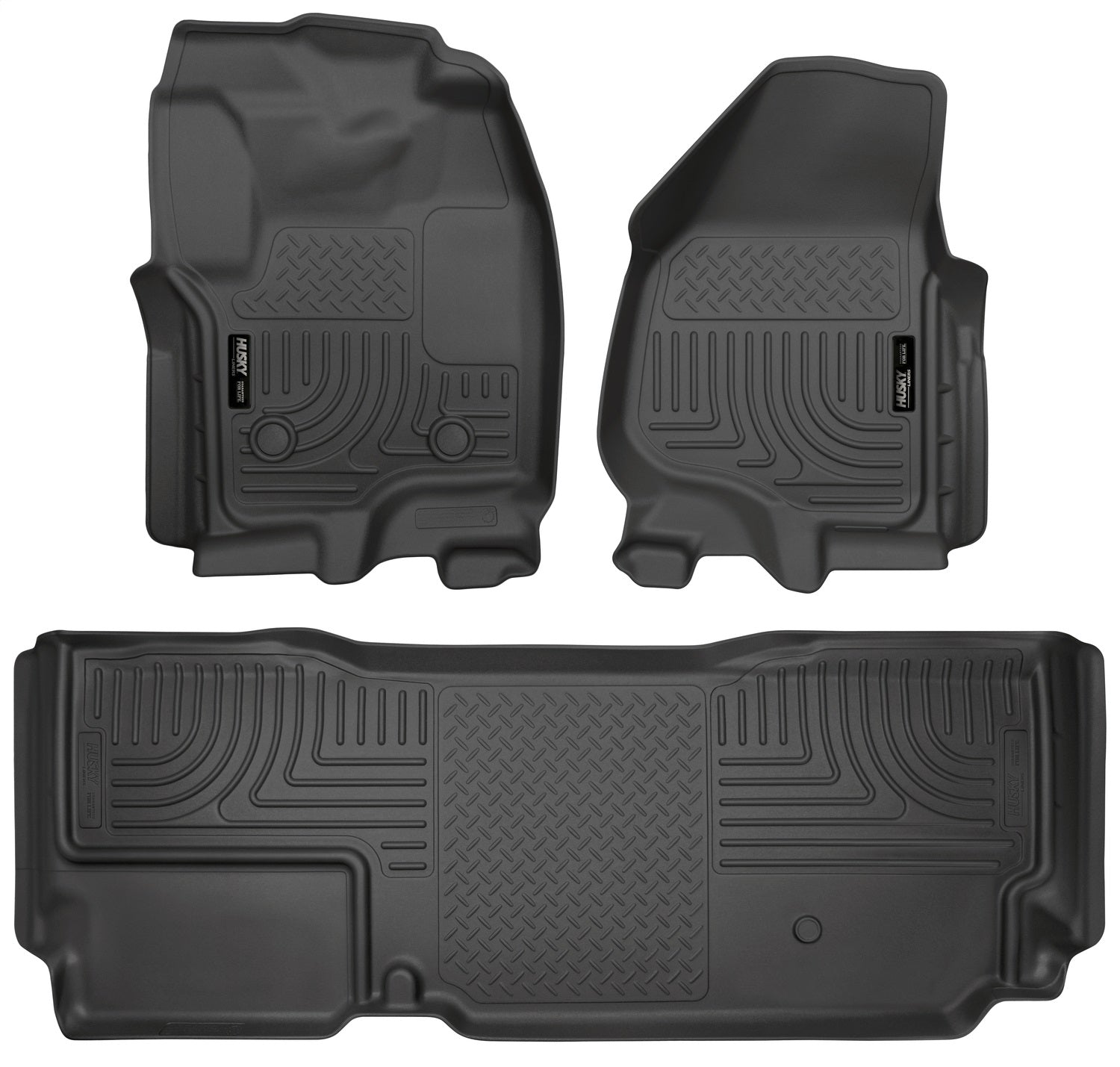 Husky Liners 99721 Weatherbeater-Front/2nd Seat Floor Liners (Footwell Coverage) Husky Liners 99721