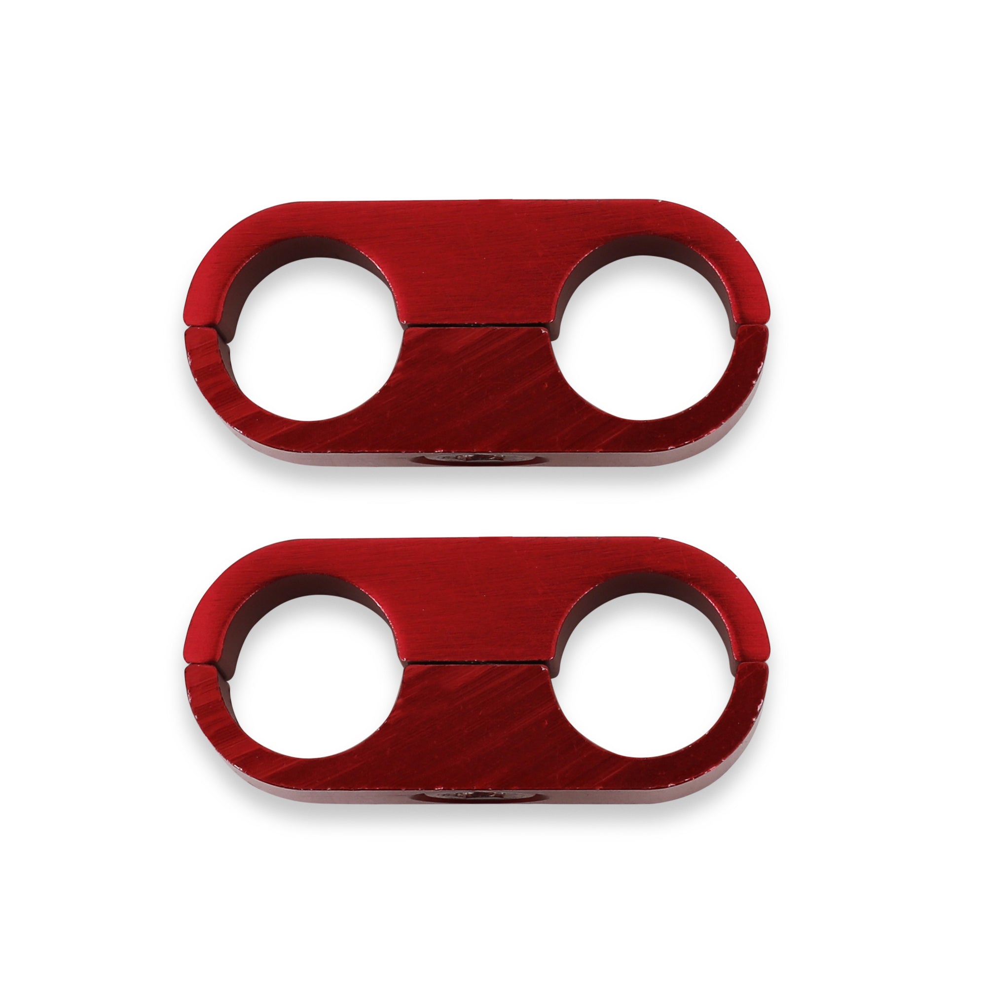 Hose & Tubing Separator, 17/32", Package Of 2, Red Anodized